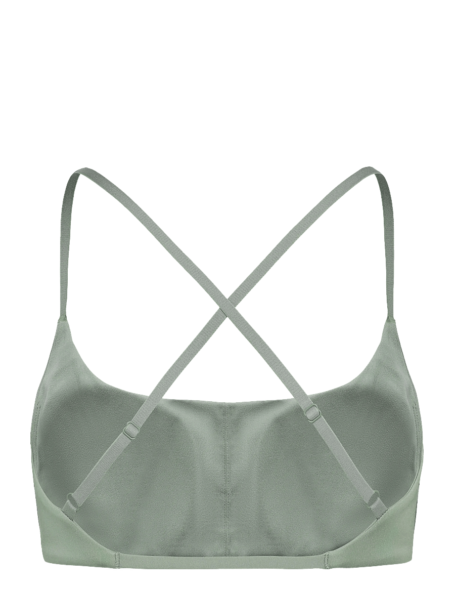 ICANIWILL - Luxe Strappy Sports Bra W - sport bh:ar - dusty sage green - 2