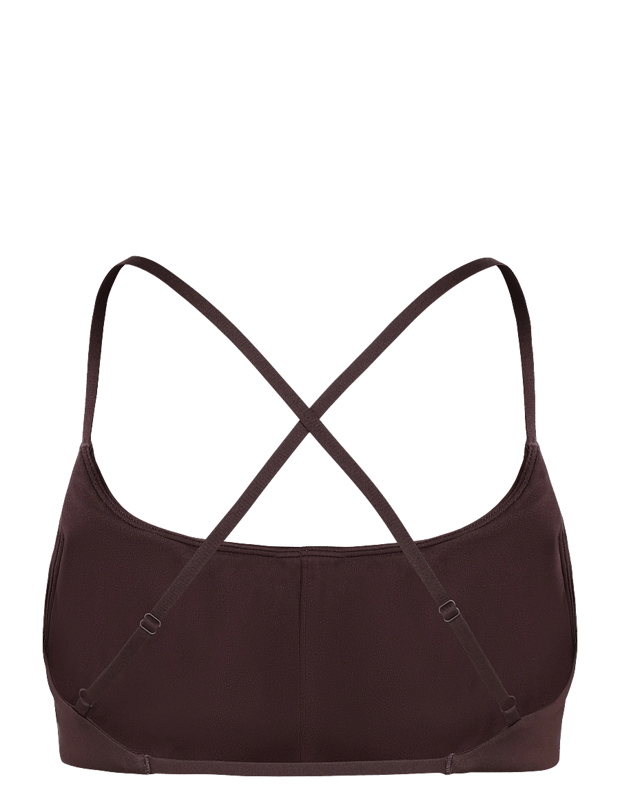 ICANIWILL - Luxe Strappy Sports Bra W - spordi-rinnahoidjad - espresso - 2