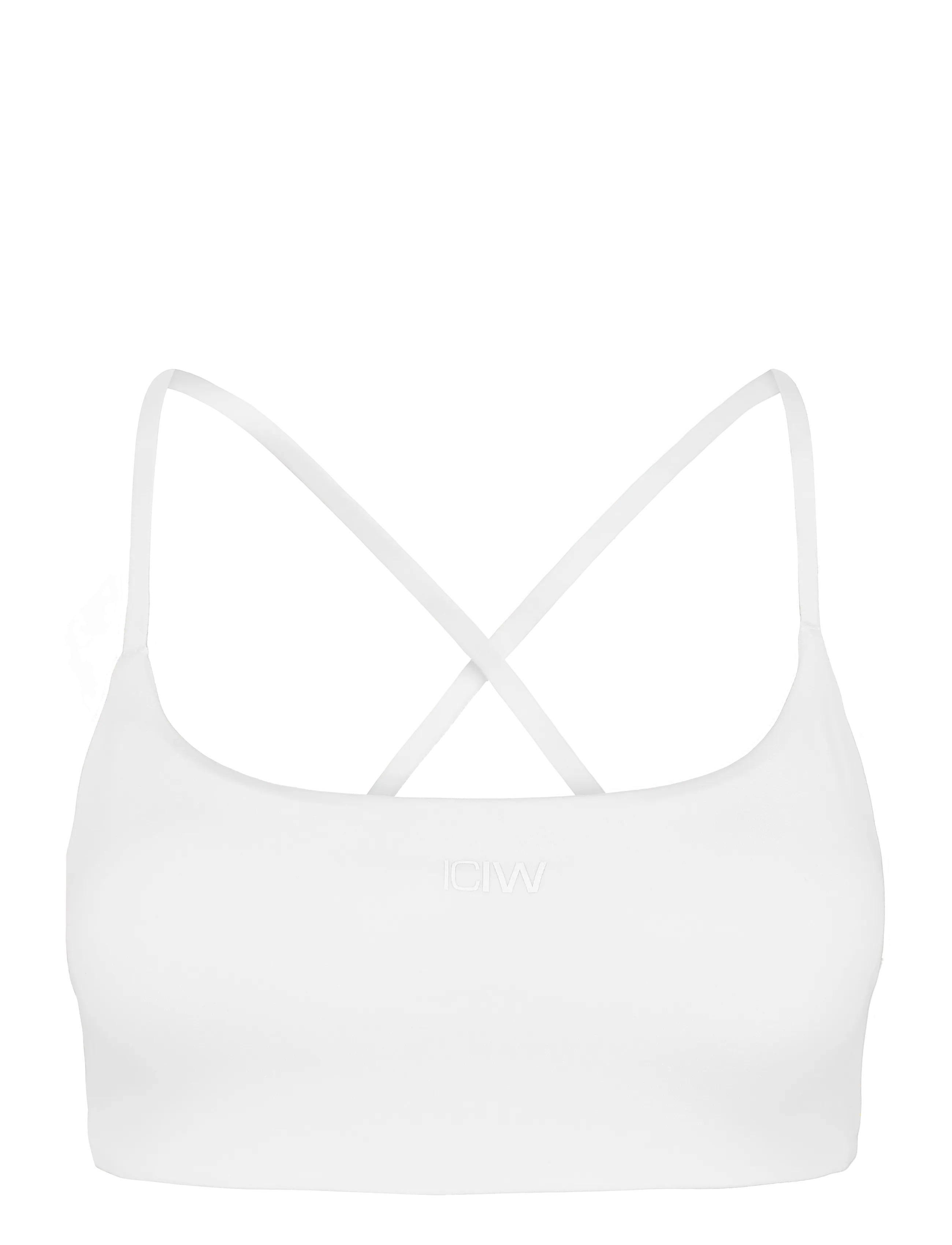 ICANIWILL Luxe Strappy Sports Bra W - Tøj - WHITE SNOW / white