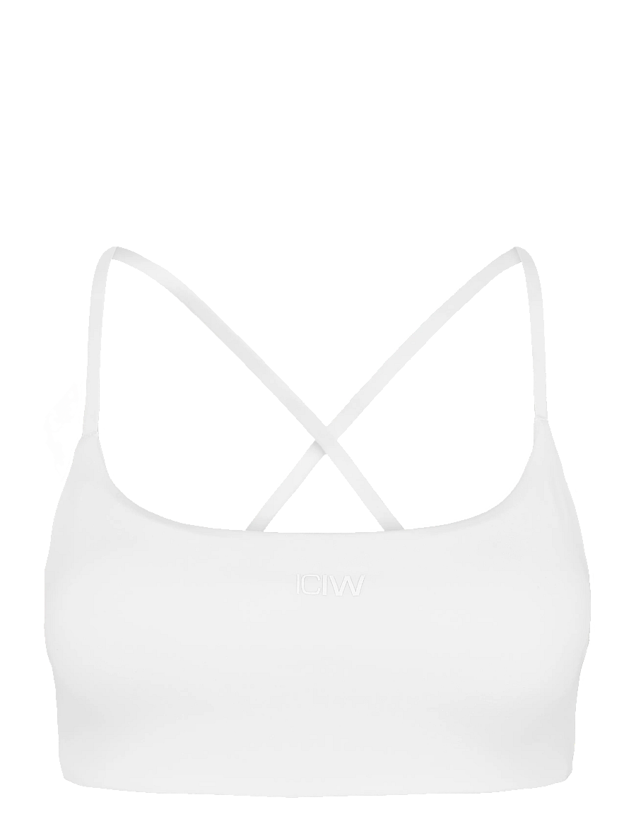 ICANIWILL - Luxe Strappy Sports Bra W - sports-bh'er - white snow - 1