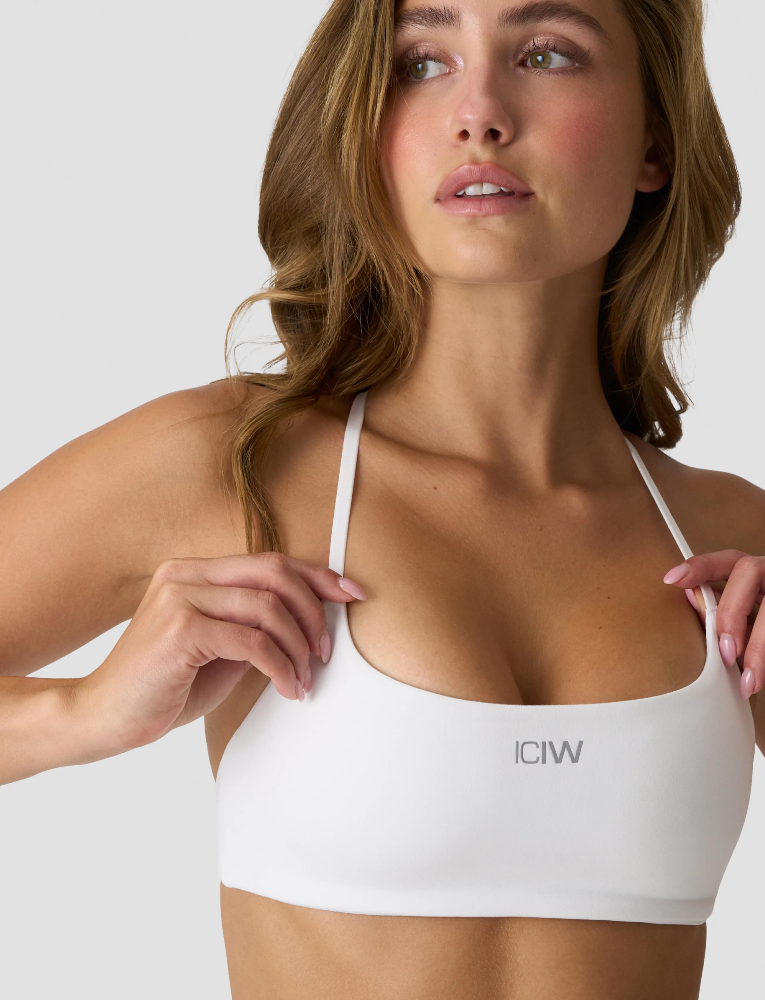 ICANIWILL - Luxe Strappy Sports Bra W - sports-bh'er - white snow - 3