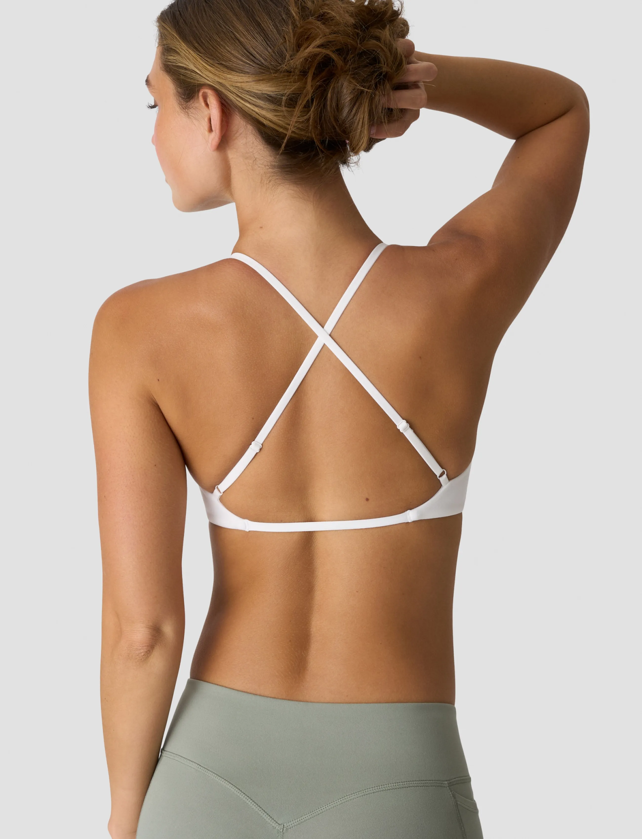 ICANIWILL - Luxe Strappy Sports Bra W - sports-bh'er - white snow - 5