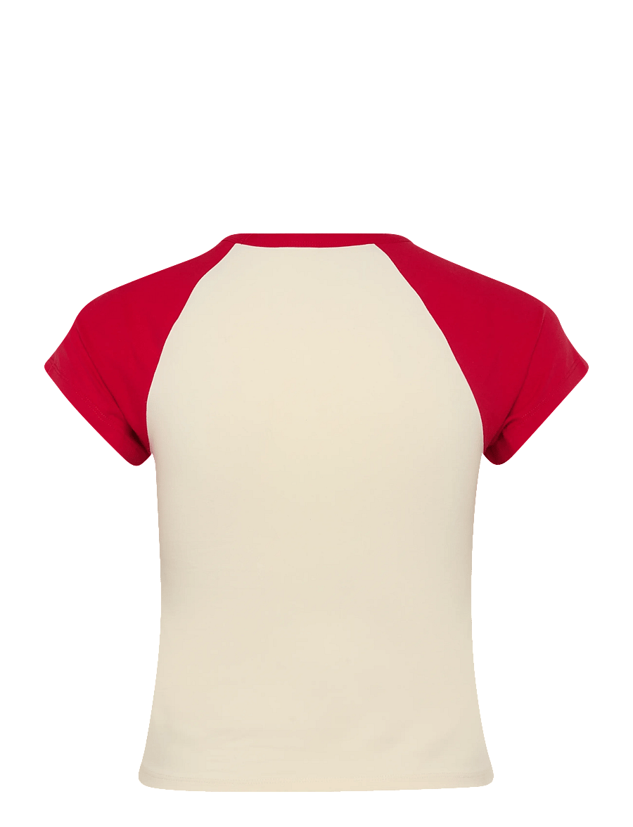 ICANIWILL - Everyday Raglan Tee Print W - t-shirts - pale lemon - 2