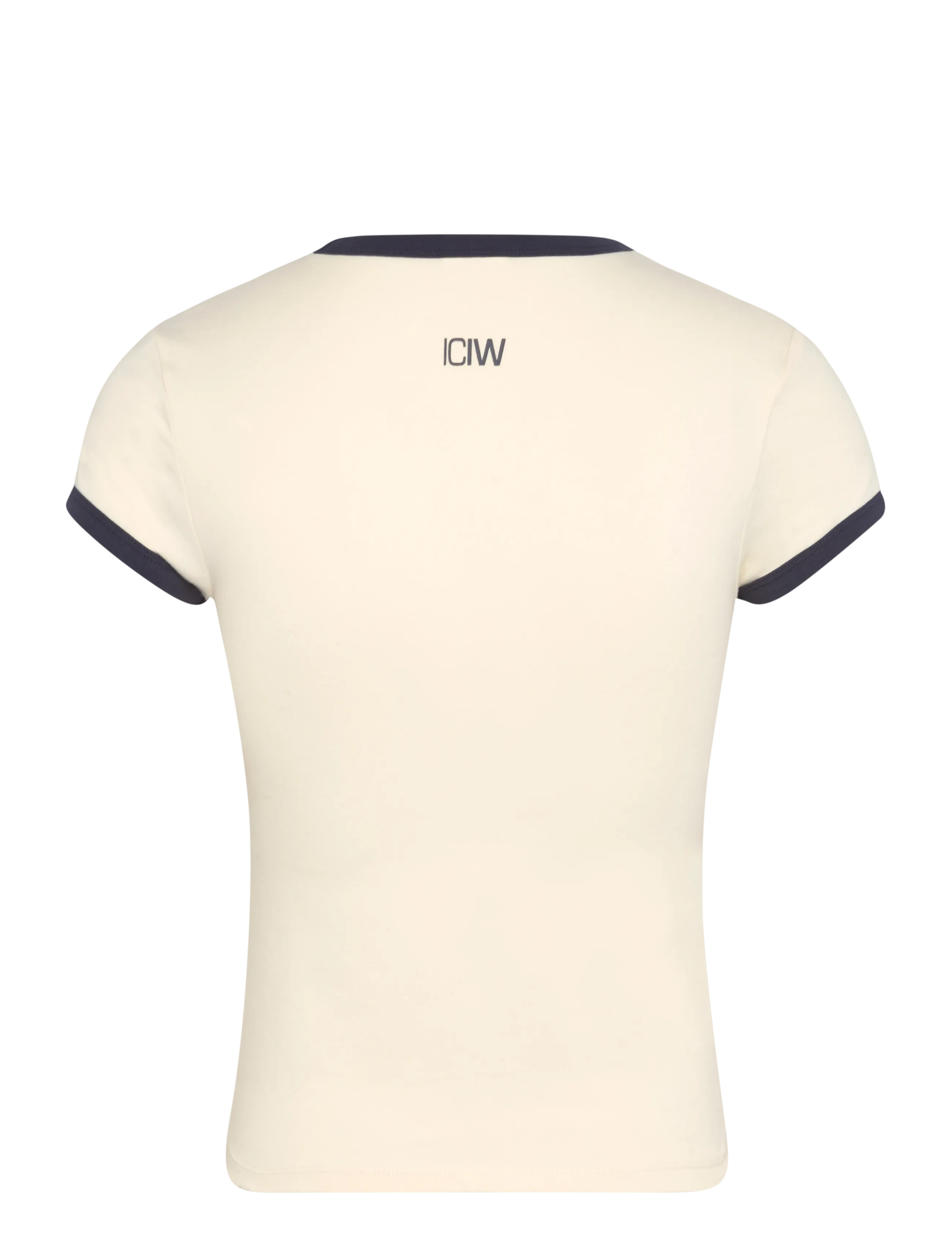 ICANIWILL - Everyday Baby Tee Print W - crop-tops - pale lemon - 2
