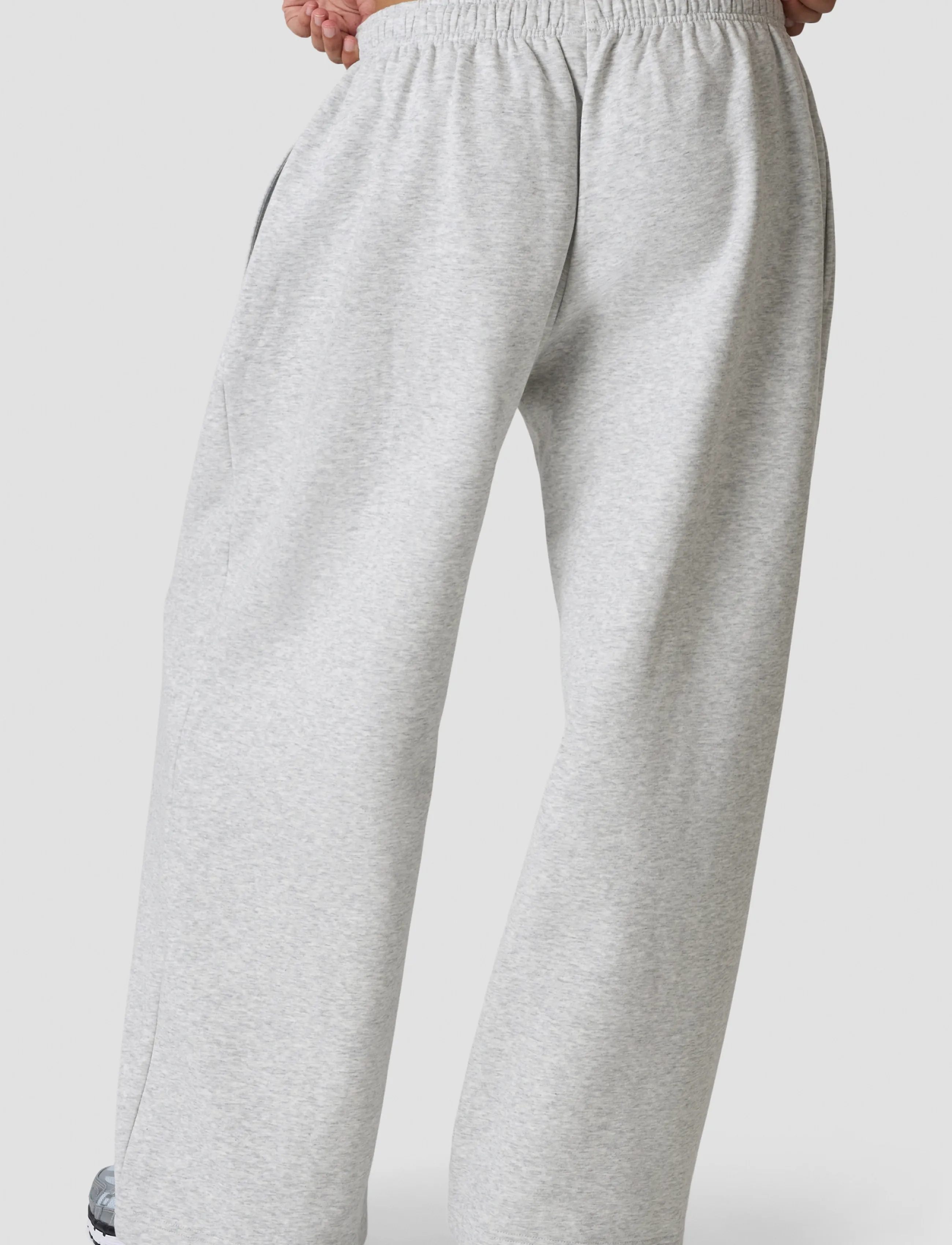 ICANIWILL - Everyday Relaxed Sweatpants W - trennipüksid - light grey melange - 4