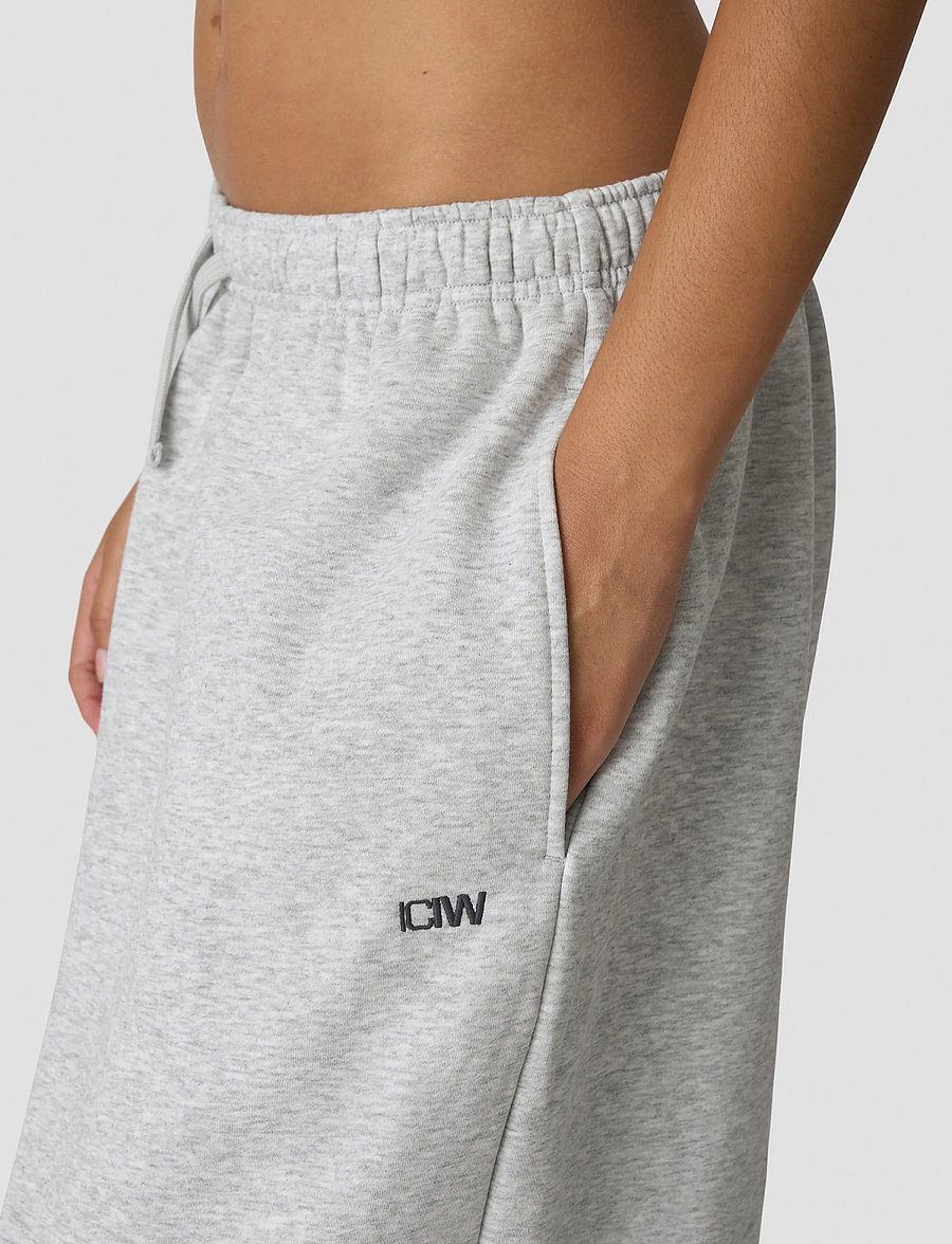 ICANIWILL - Everyday Relaxed Sweatpants W - trennipüksid - light grey melange - 5