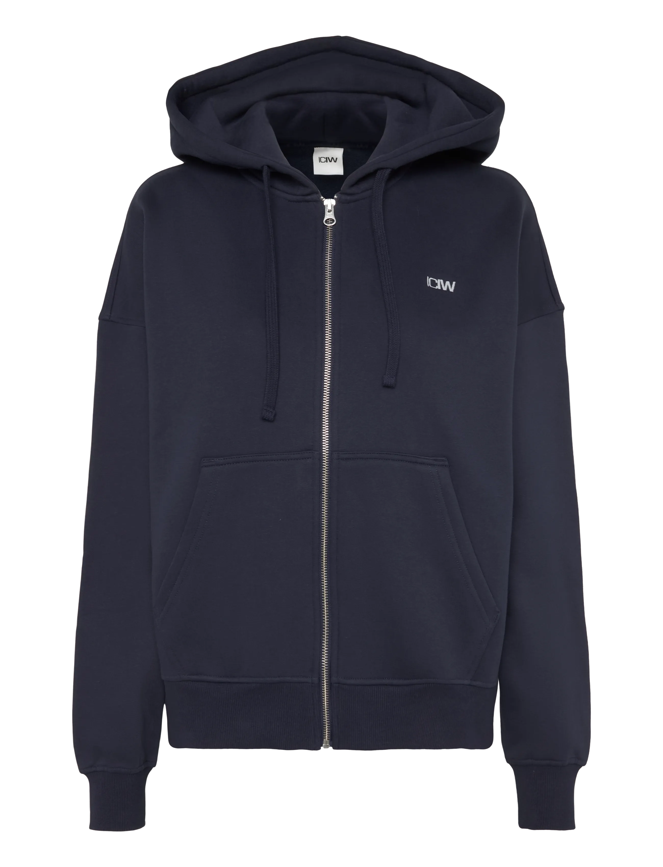 ICANIWILL Everyday Relaxed Hoodie Zip W - Dressipluusid - MIDNIGHT BLUE / navy