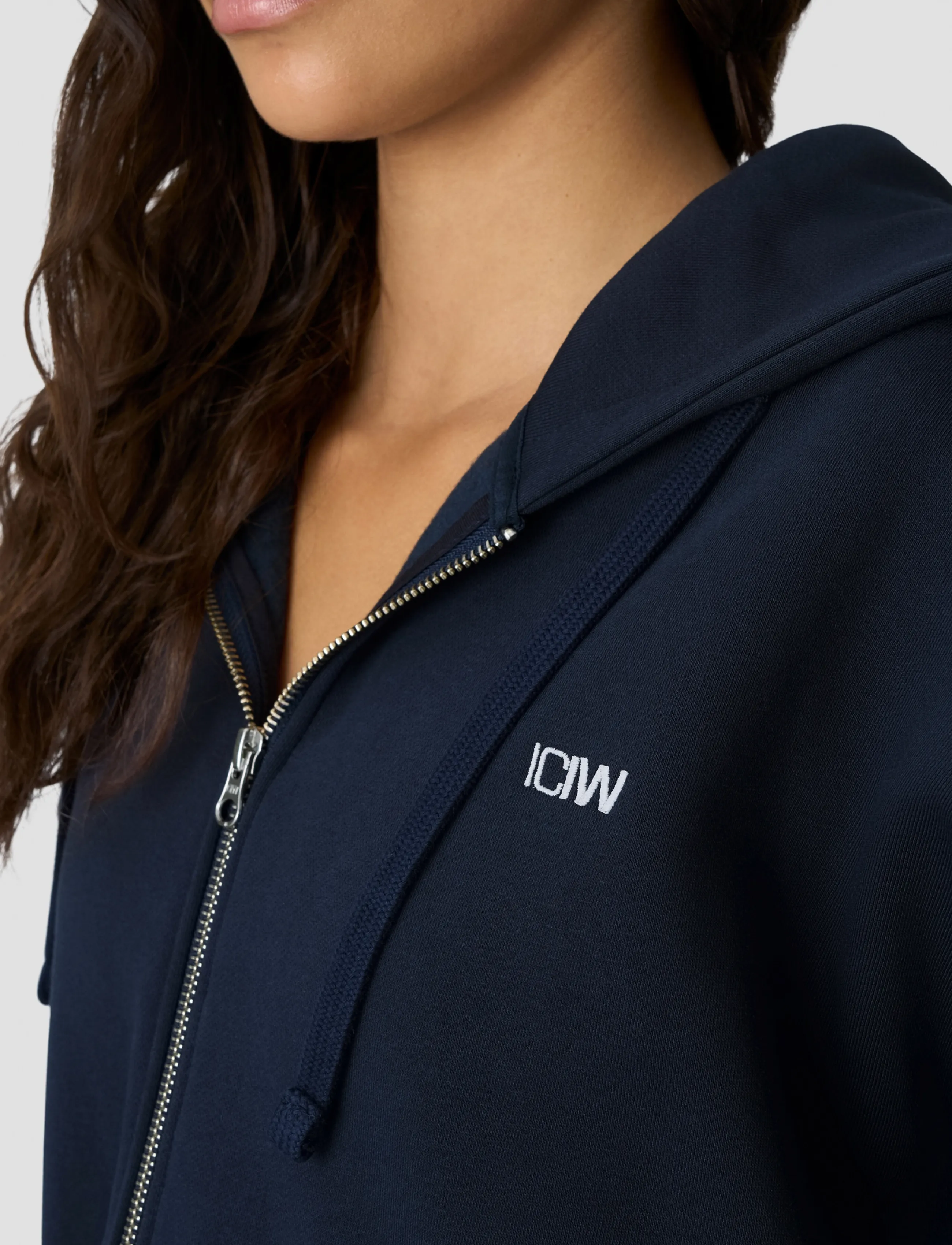ICANIWILL - Everyday Relaxed Hoodie Zip W - midnight blue - 4