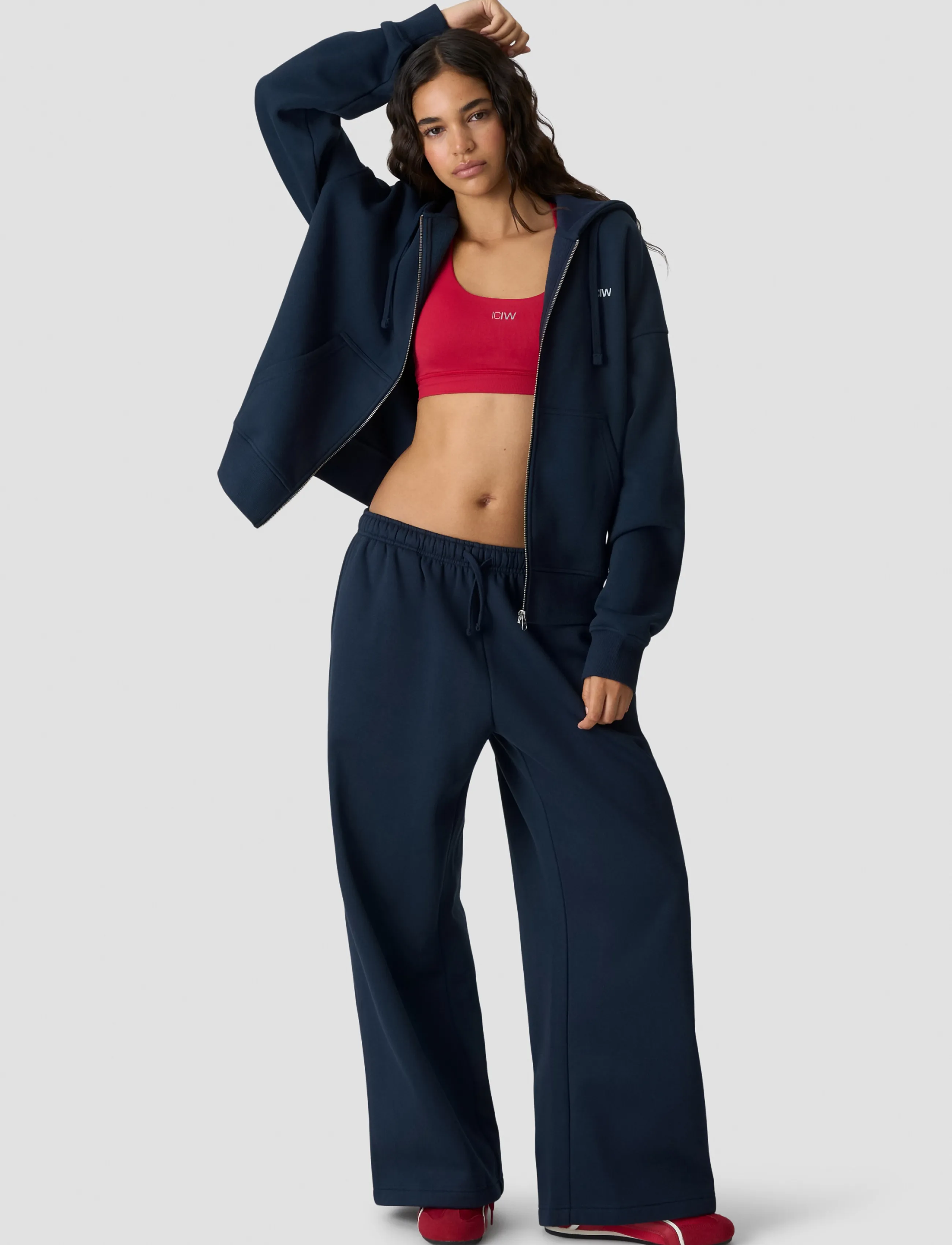 ICANIWILL - Everyday Relaxed Hoodie Zip W - midnight blue - 5