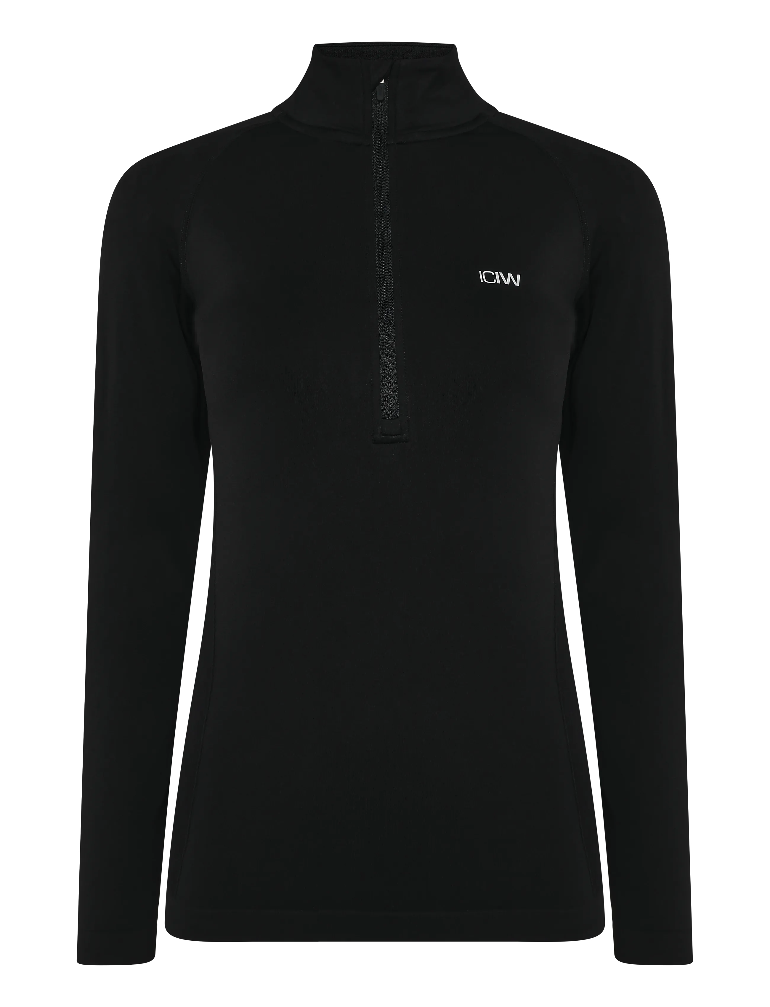 ICANIWILL Define Seamless 1/2 Zip W - Nyheder - BLACK / black