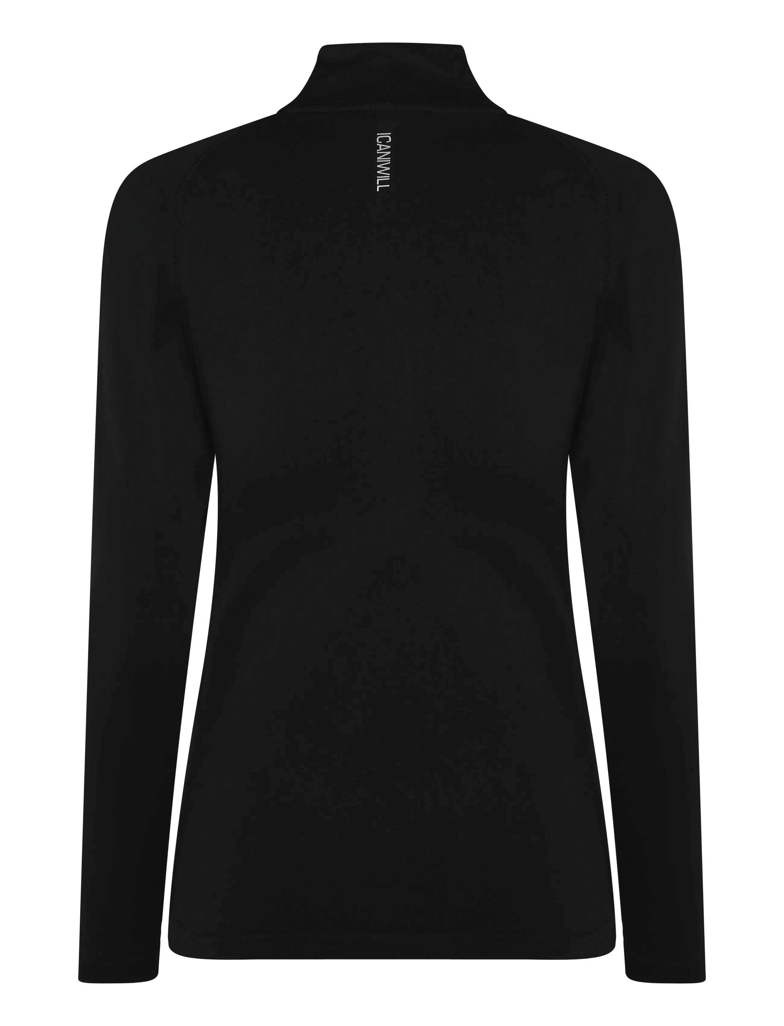 ICANIWILL - Define Seamless 1/2 Zip W - langærmede t-shirts - black - 2