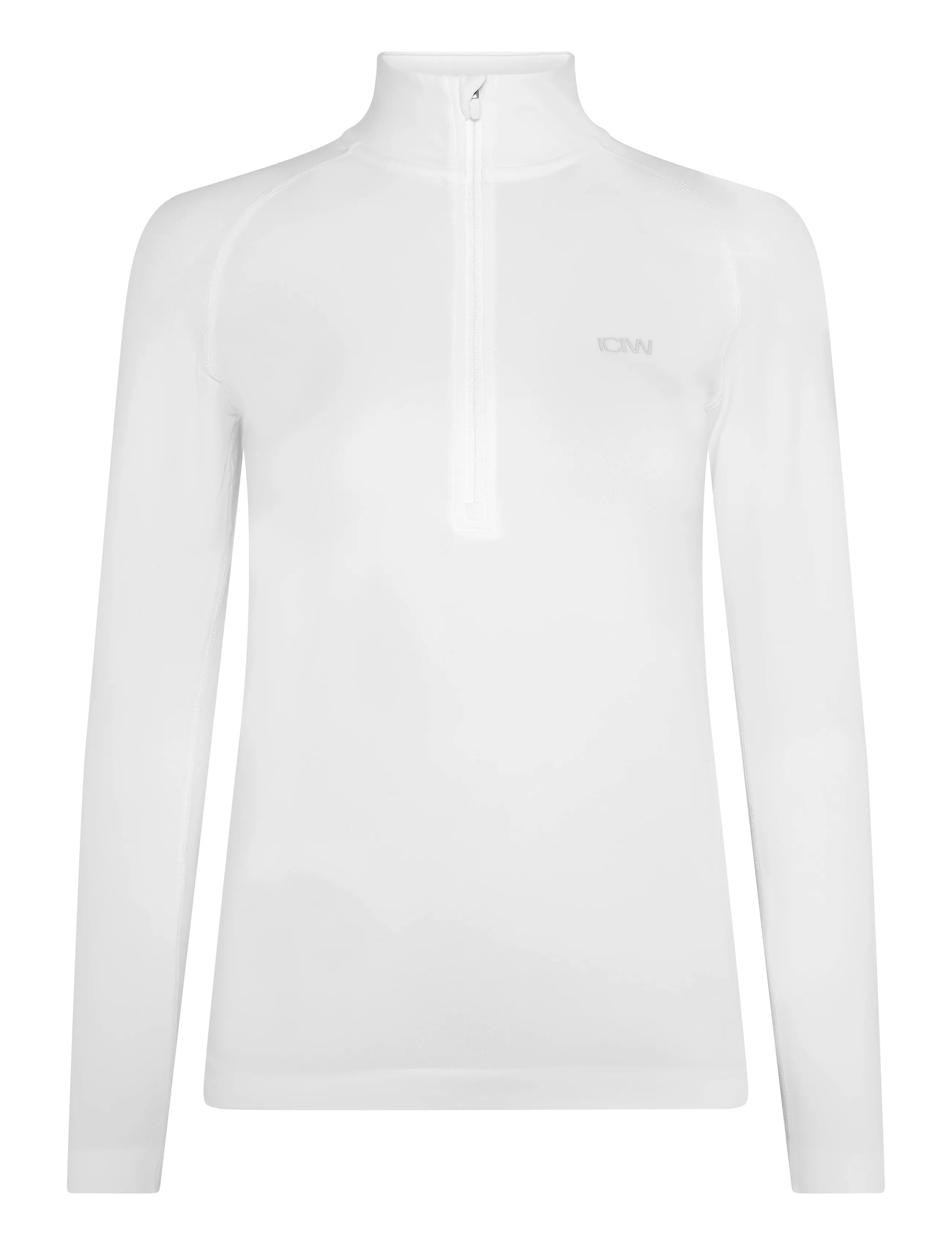 ICANIWILL Define Seamless 1/2 Zip W - Tøj - WHITE SNOW / white