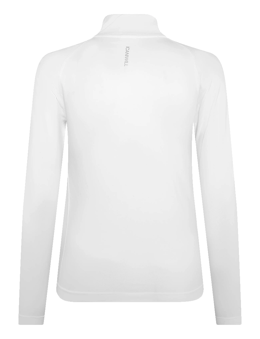 ICANIWILL - Define Seamless 1/2 Zip W - langærmede t-shirts - white snow - 2