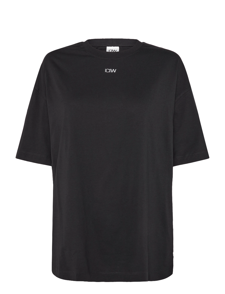 ICANIWILL - Everyday Oversized Tee W - t-shirts - black - 1