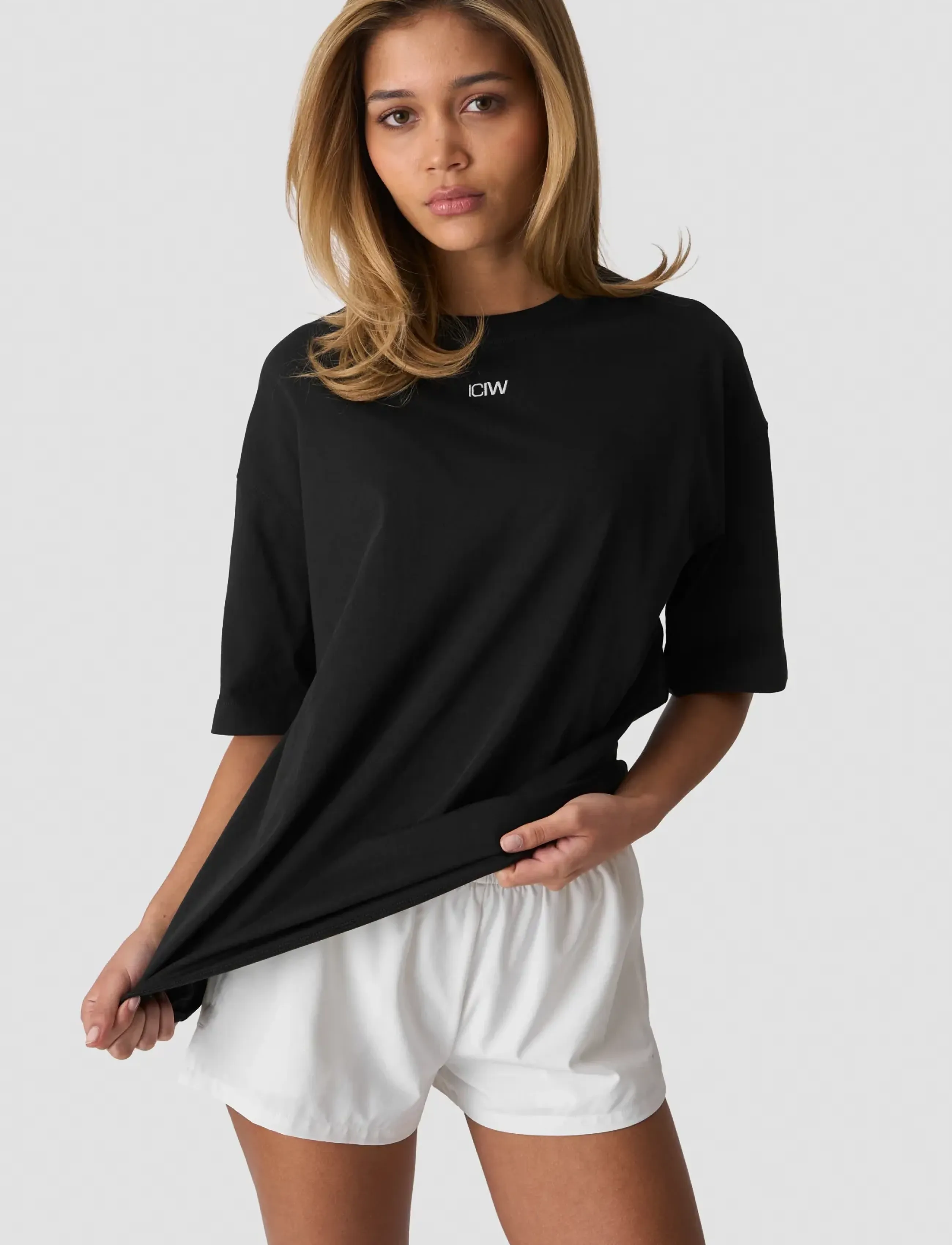 ICANIWILL - Everyday Oversized Tee W - t-shirts - black - 3