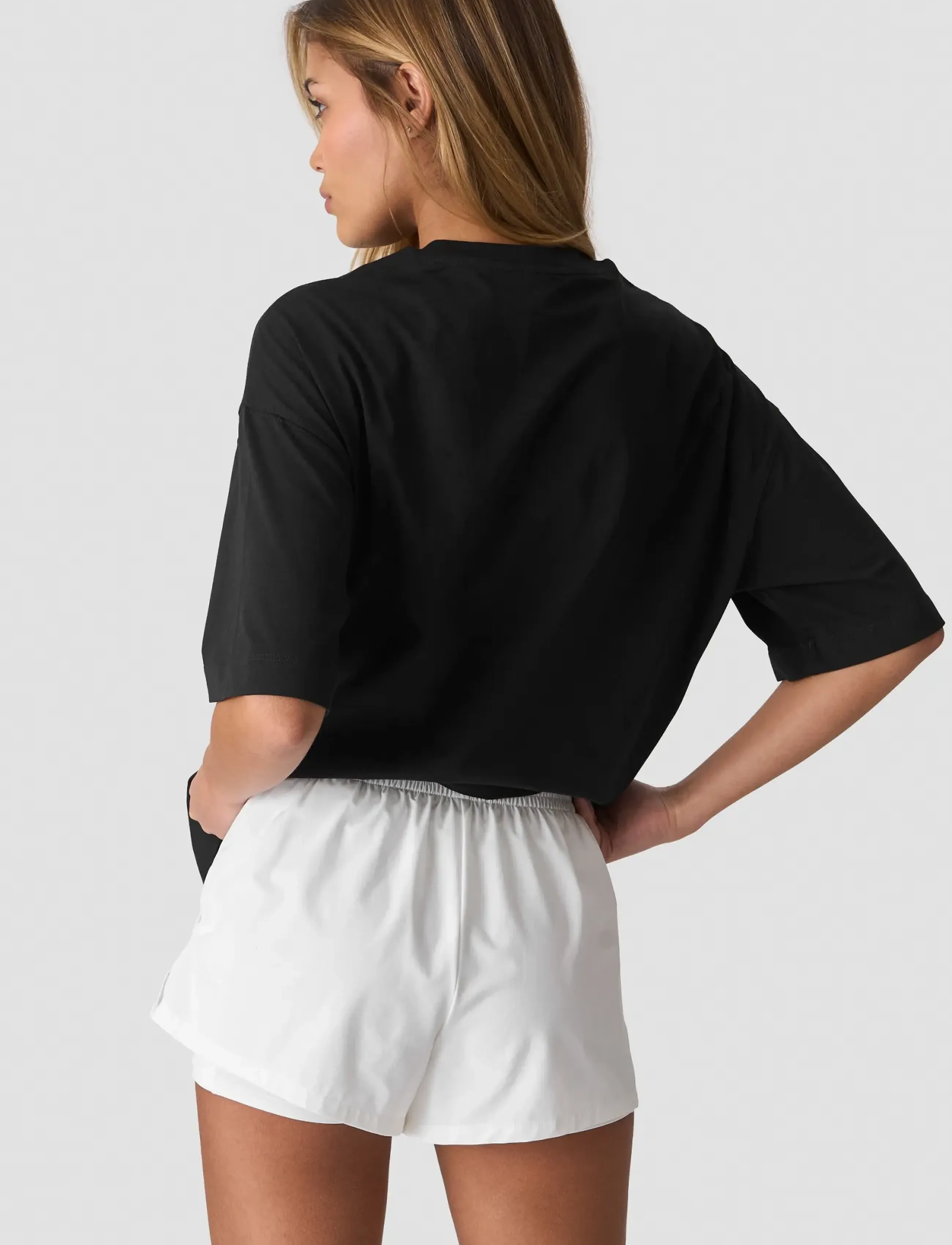 ICANIWILL - Everyday Oversized Tee W - t-shirts - black - 4