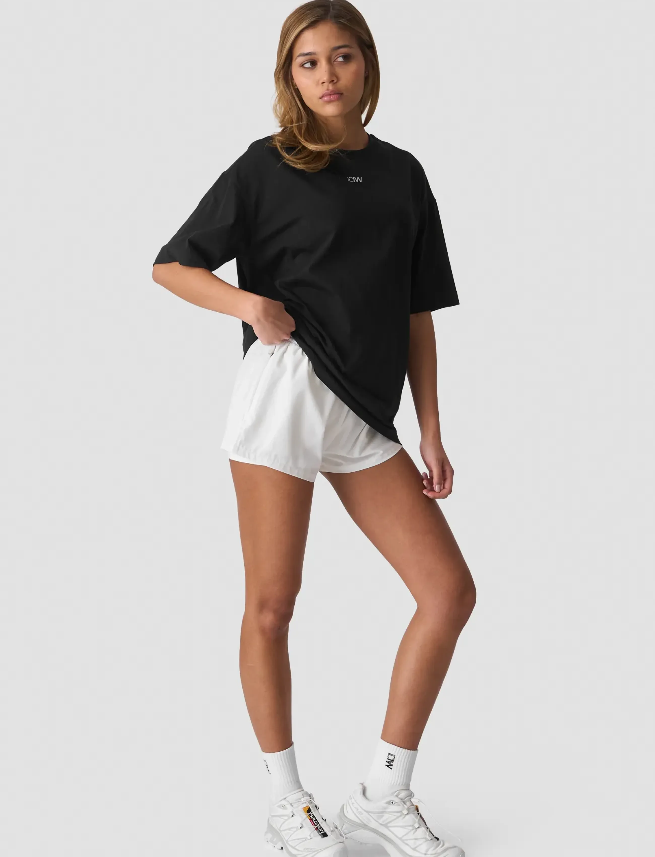 ICANIWILL - Everyday Oversized Tee W - t-shirts - black - 5
