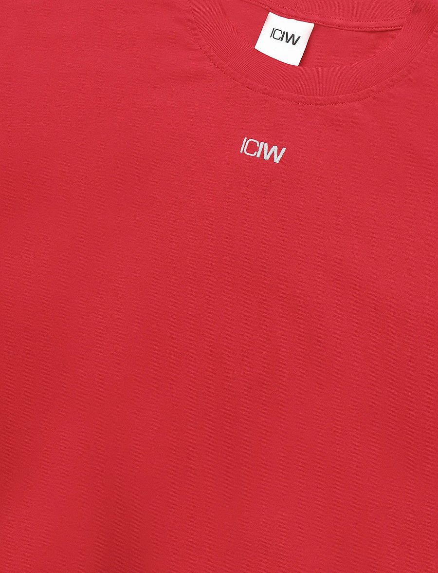 ICANIWILL - Everyday Oversized Tee W - t-shirts - bright red - 2