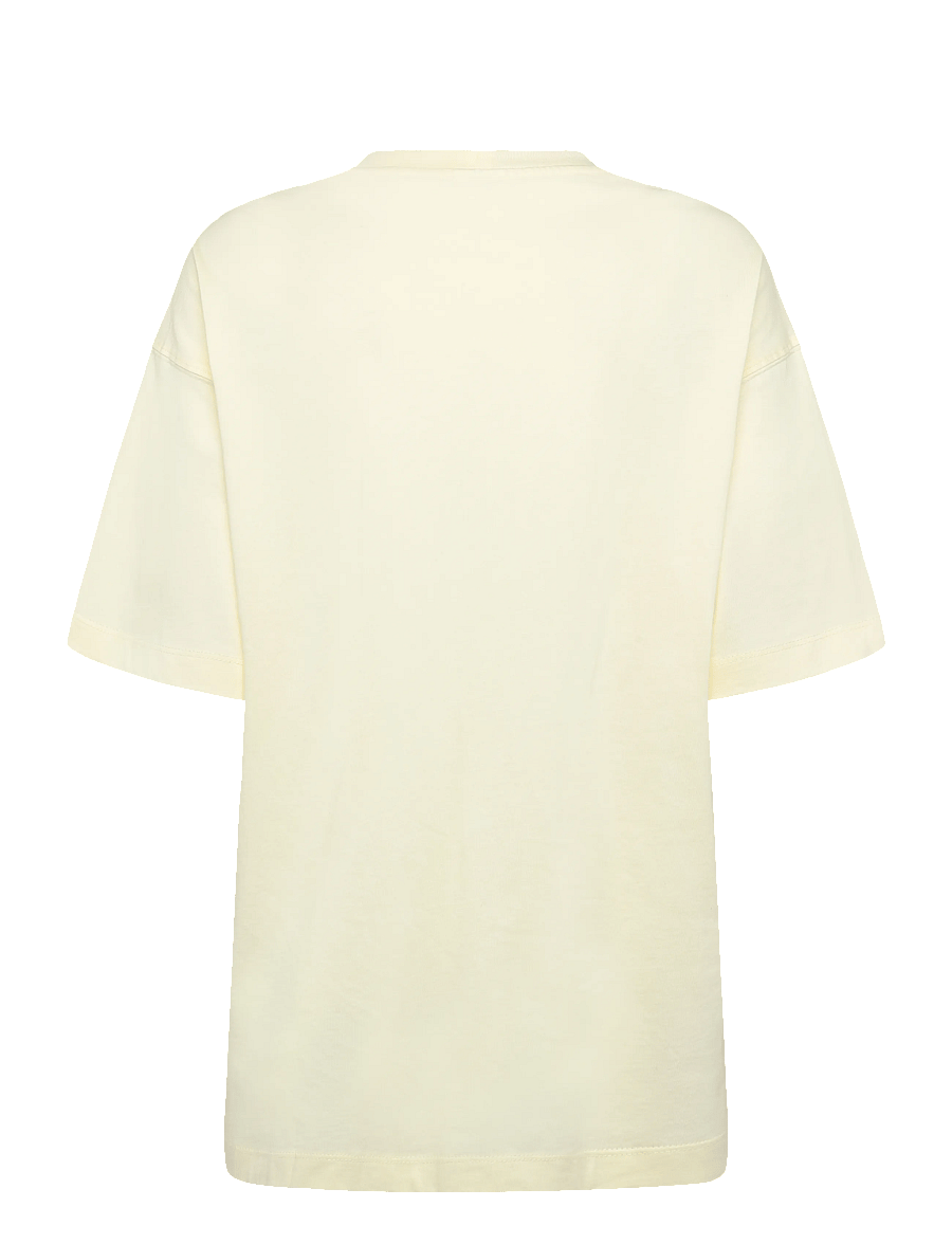 ICANIWILL - Everyday Oversized Tee W - t-shirts - pale lemon - 1