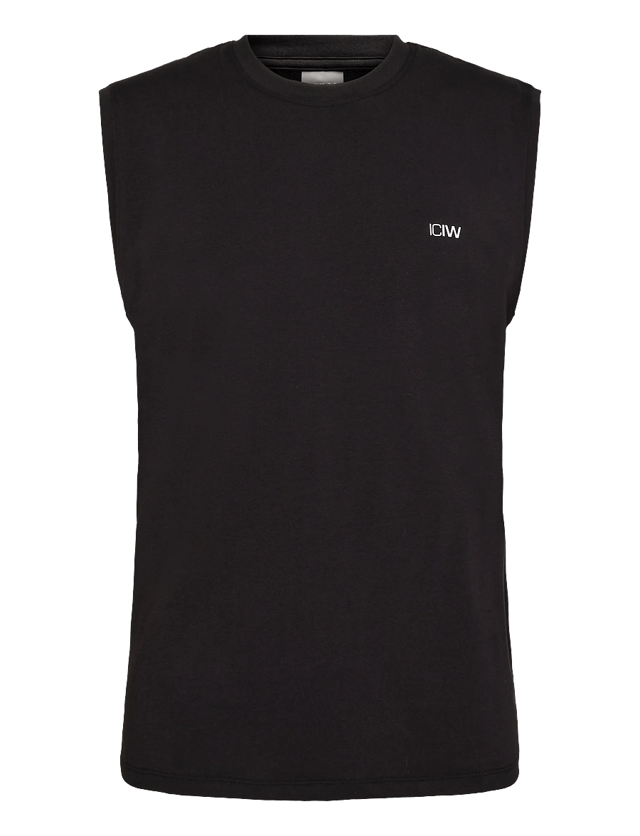 ICANIWILL - Workout Sleeveless Tee M - tank tops - black - 1