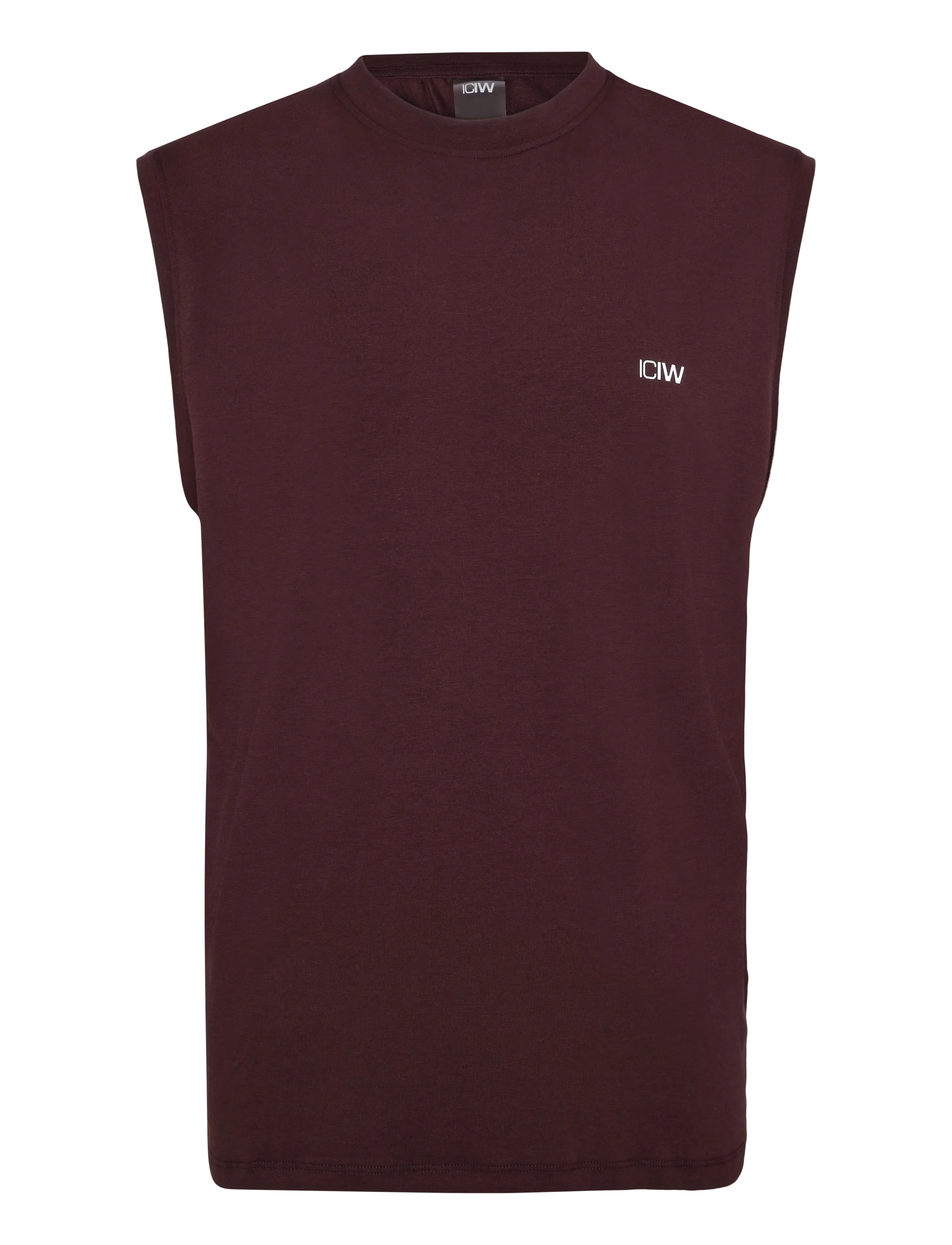 ICANIWILL Workout Sleeveless Tee M - Tøj - ESPRESSO / brown