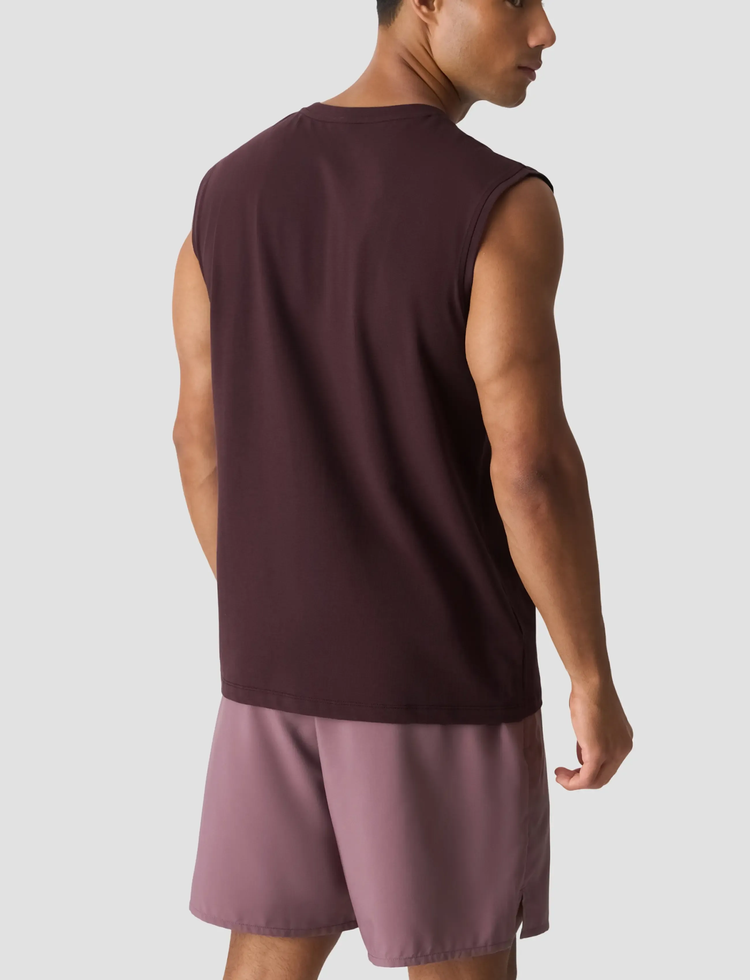 ICANIWILL - Workout Sleeveless Tee M - espresso - 5