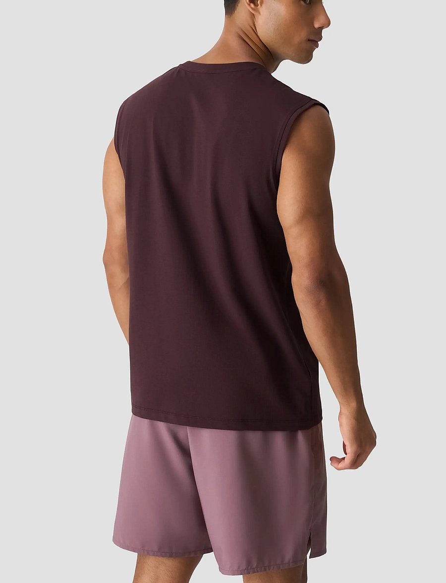 ICANIWILL - Workout Sleeveless Tee M - espresso - 5