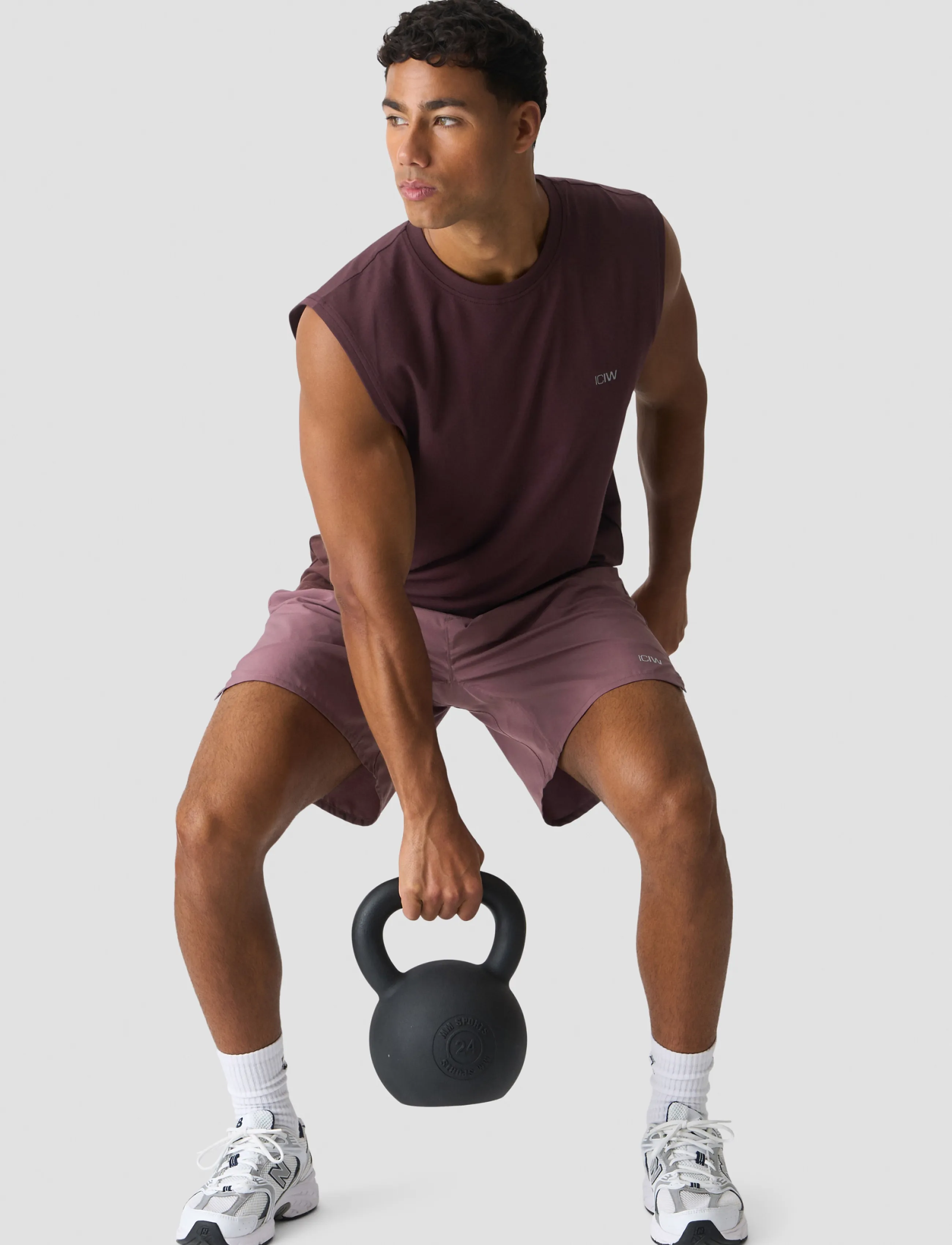 ICANIWILL Workout Sleeveless Tee toppar & linnen herr – bild 5