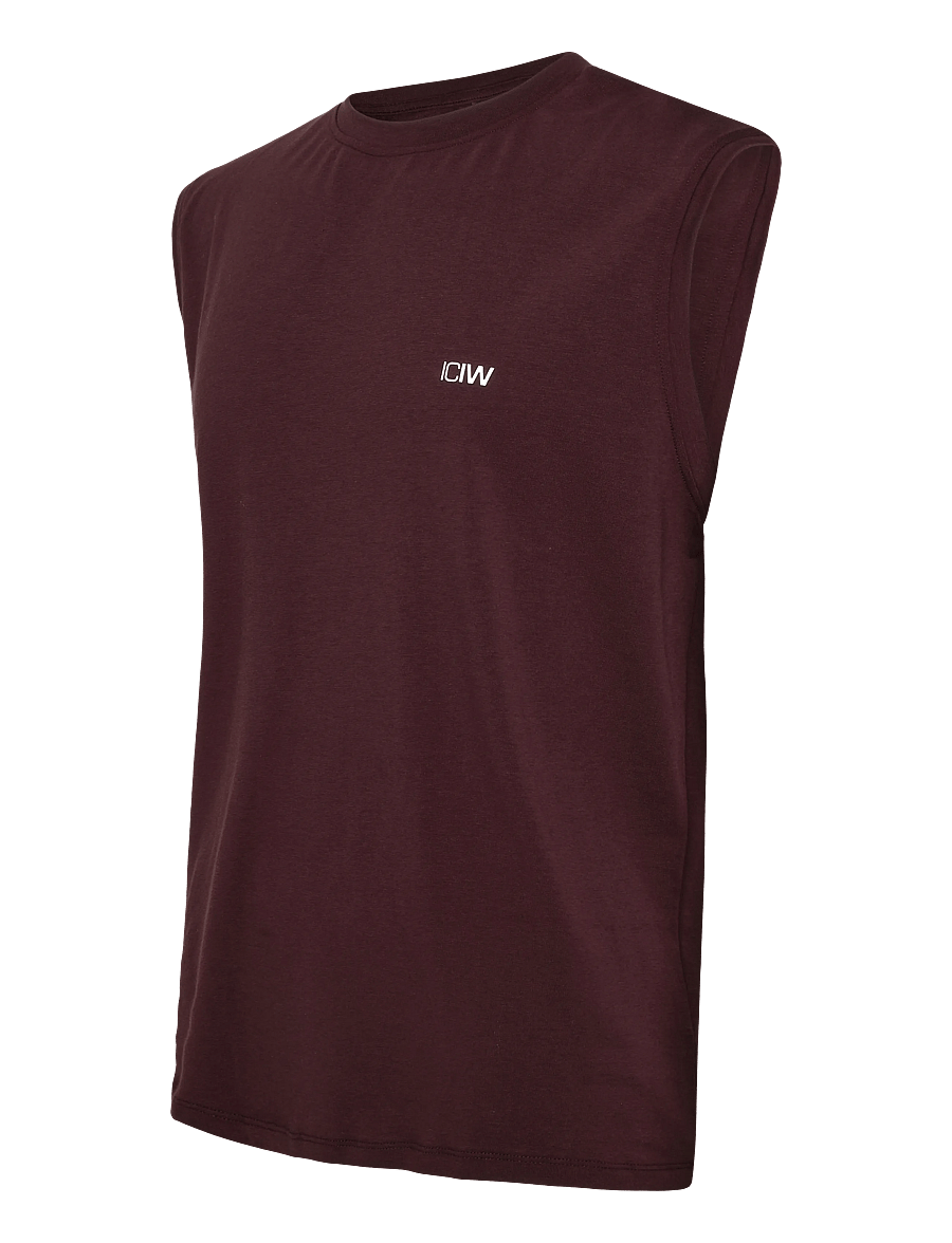 ICANIWILL - Workout Sleeveless Tee M - espresso - 3