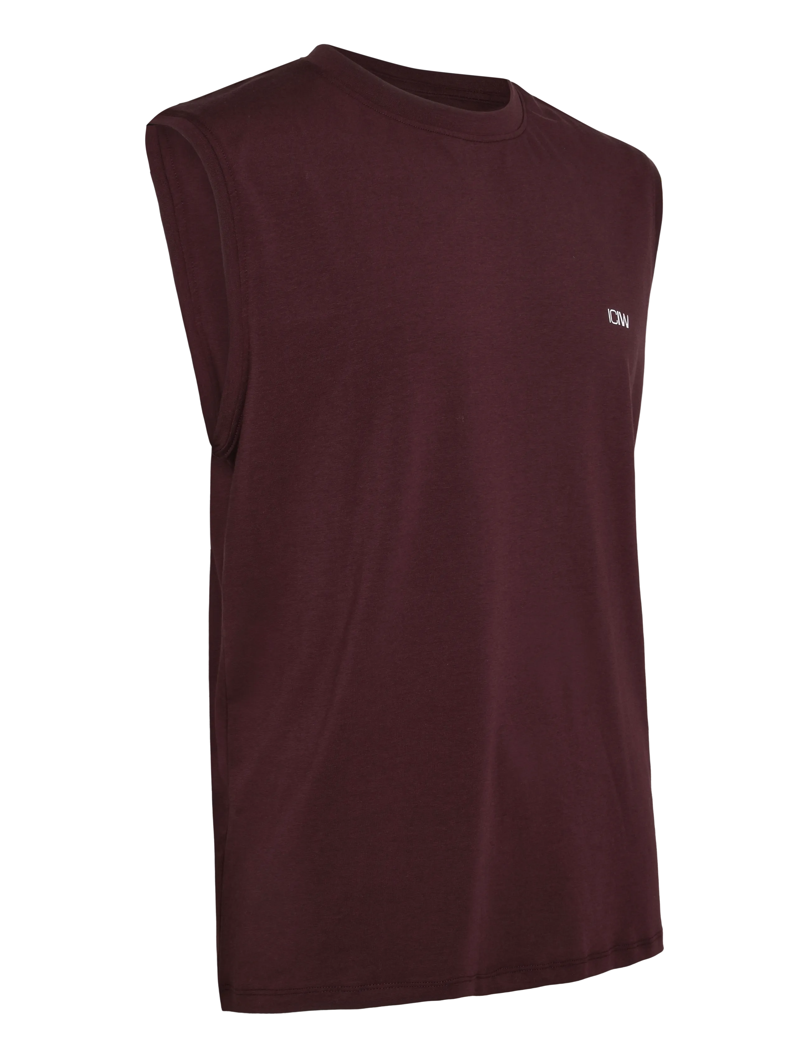 ICANIWILL - Workout Sleeveless Tee M - espresso - 4