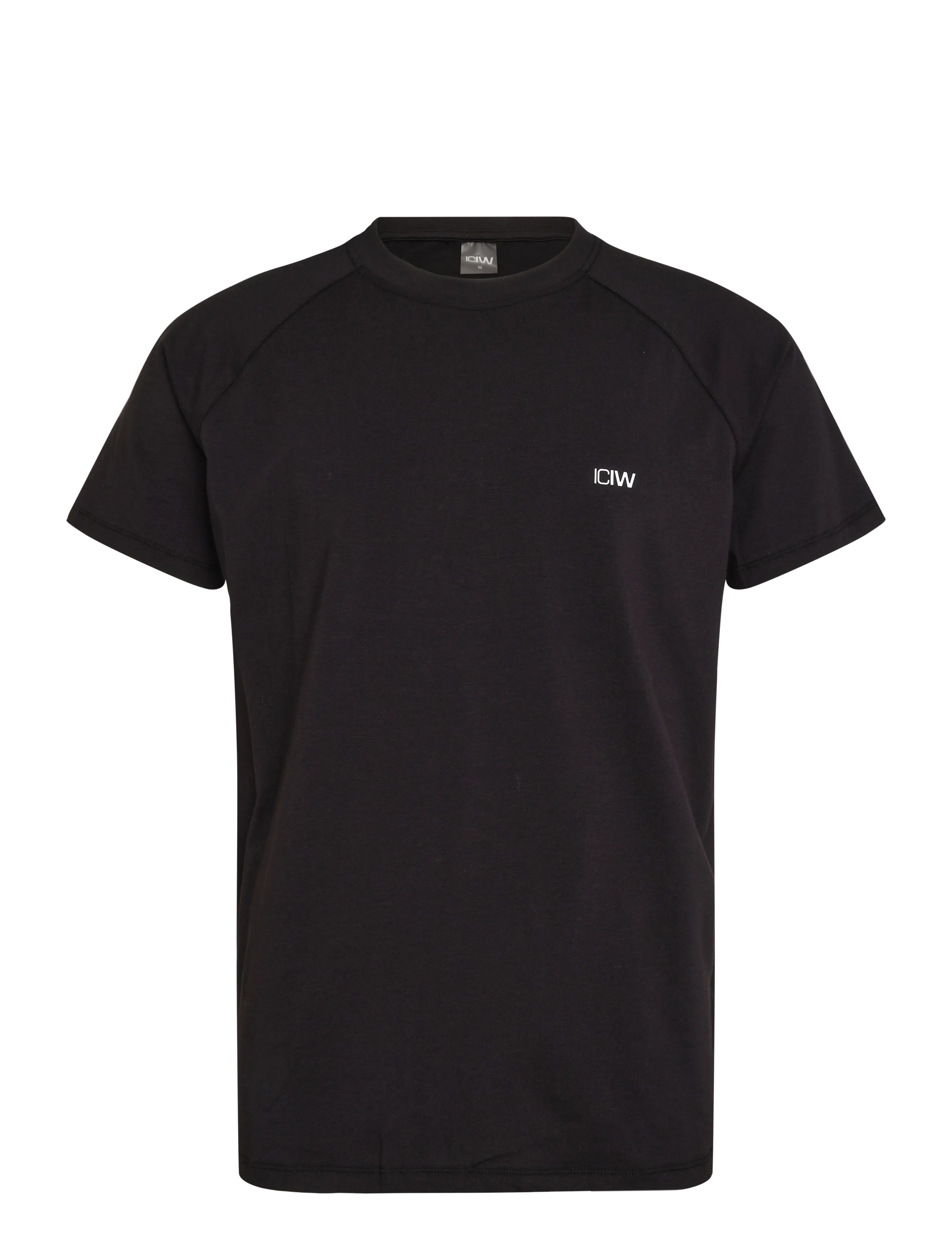 ICANIWILL Workout Raglan Tee M - Tøj - BLACK / black