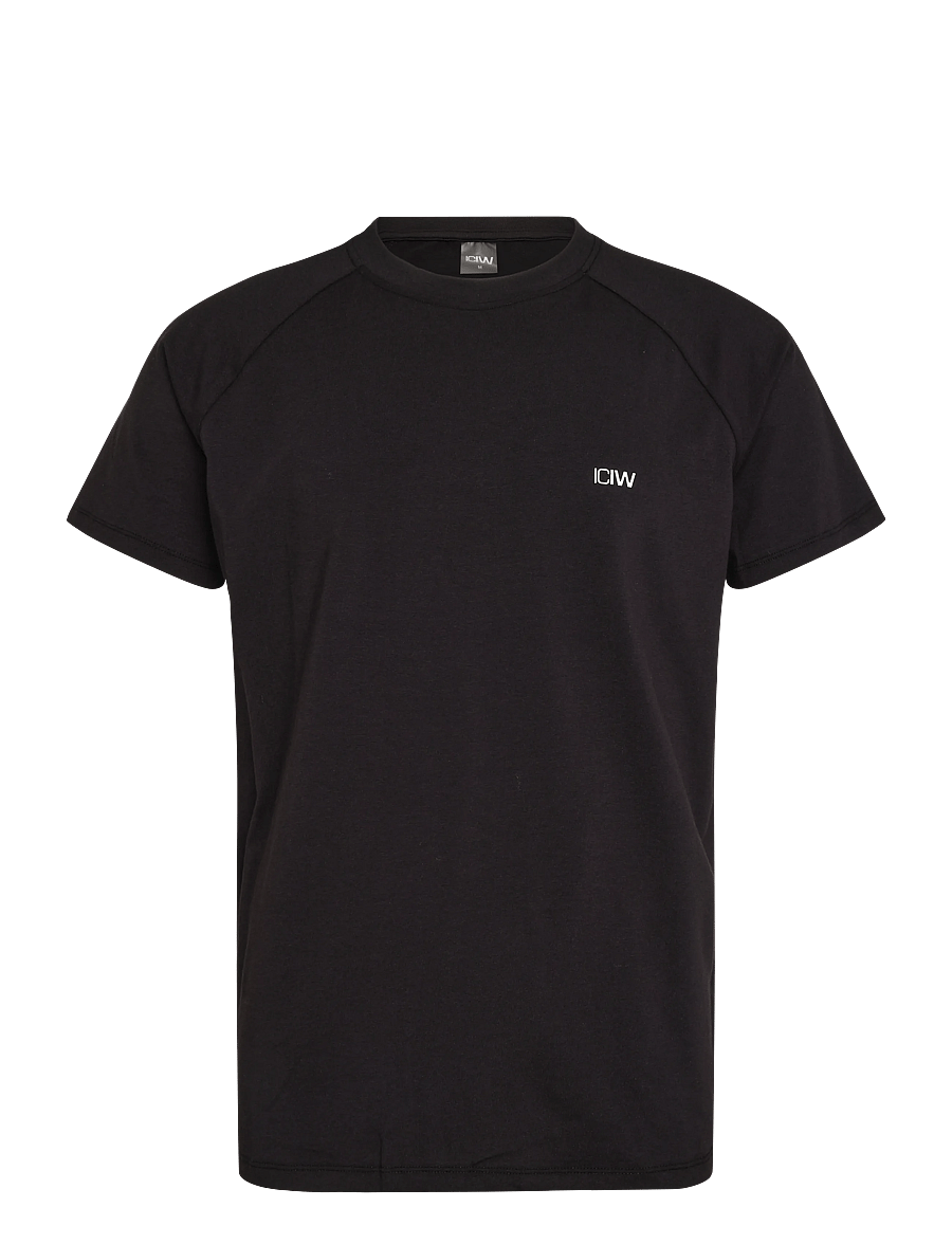 ICANIWILL - Workout Raglan Tee M - t-shirts - black - 1