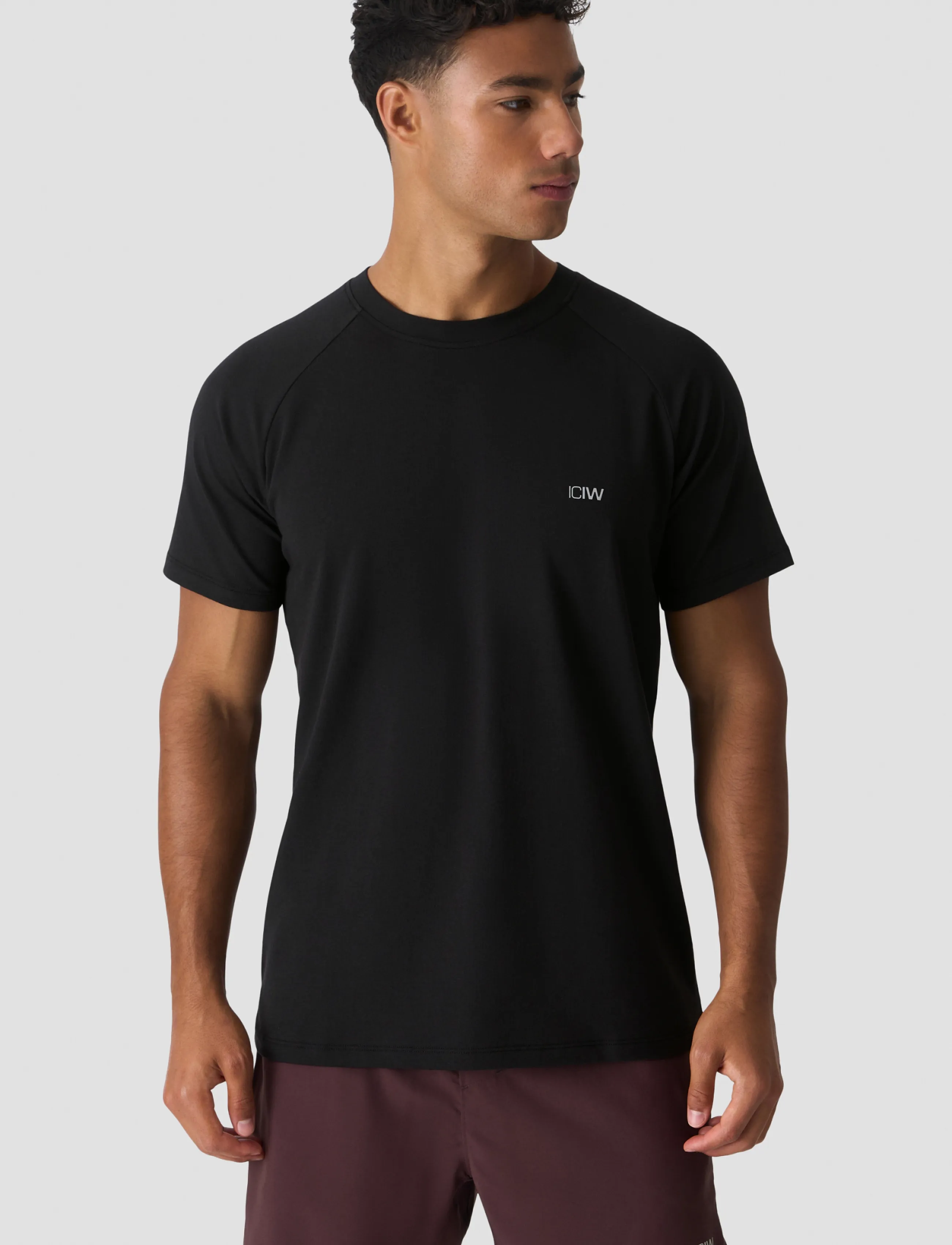ICANIWILL - Workout Raglan Tee M - t-shirts - black - 0