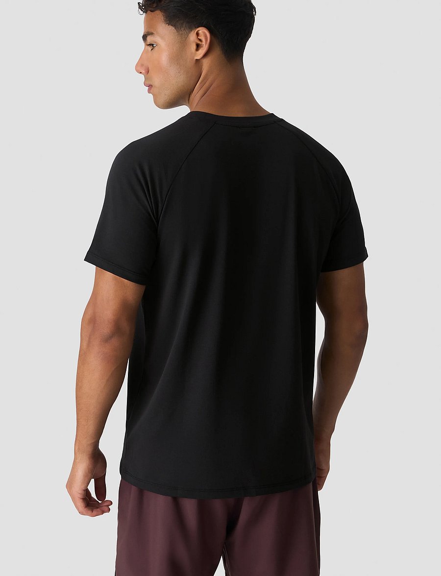 ICANIWILL - Workout Raglan Tee M - t-shirts - black - 3