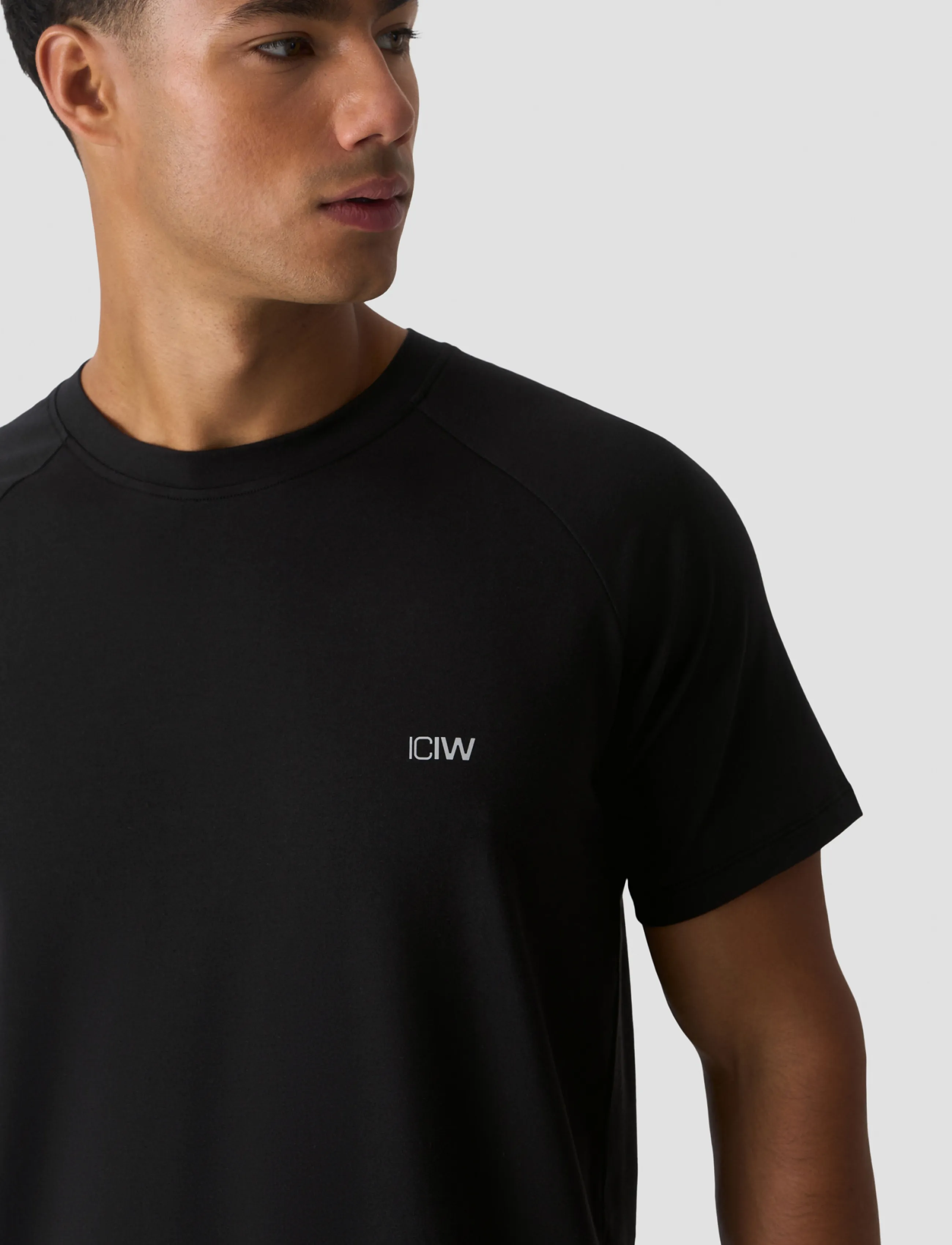 ICANIWILL - Workout Raglan Tee M - t-shirts - black - 4