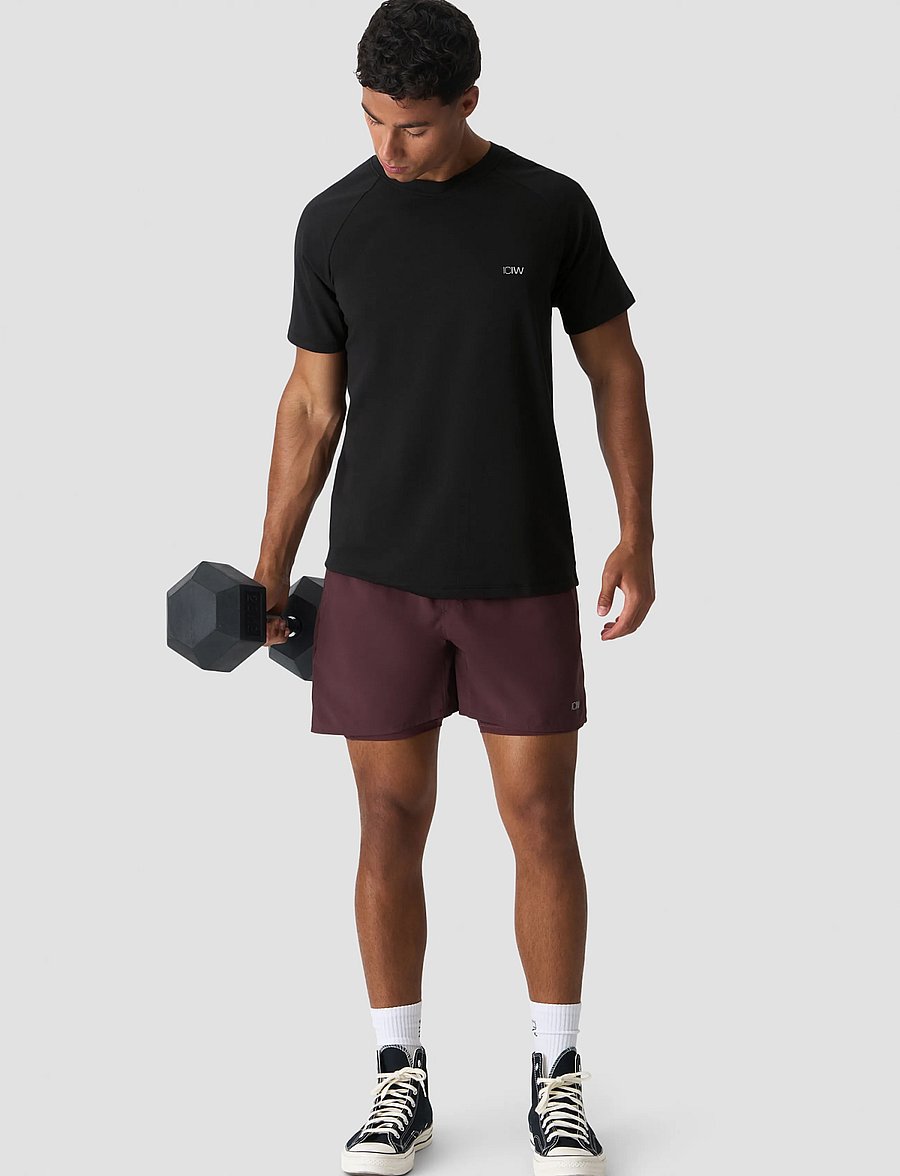 ICANIWILL - Workout Raglan Tee M - t-shirts - black - 5