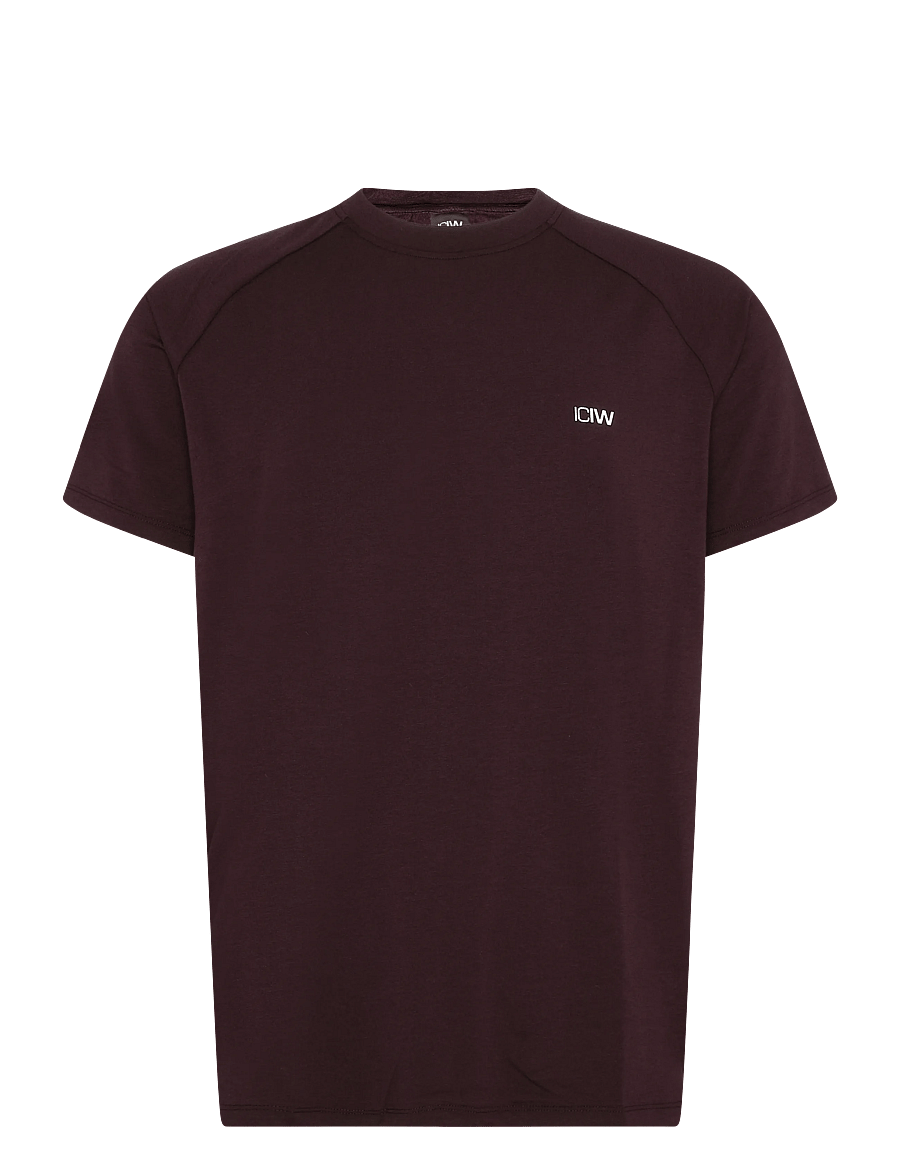 ICANIWILL - Workout Raglan Tee M - t-shirts - espresso - 1