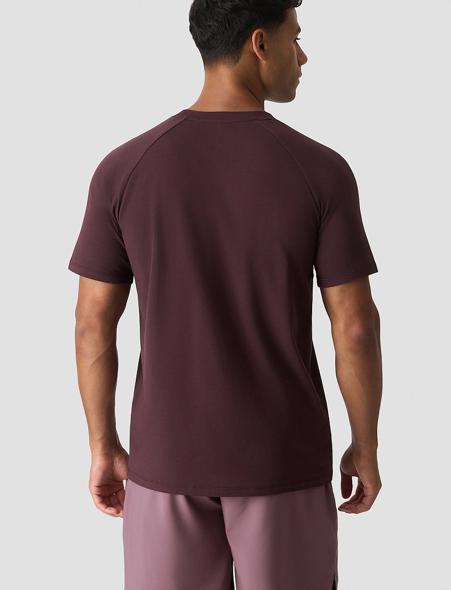 ICANIWILL - Workout Raglan Tee M - t-shirts - espresso - 3