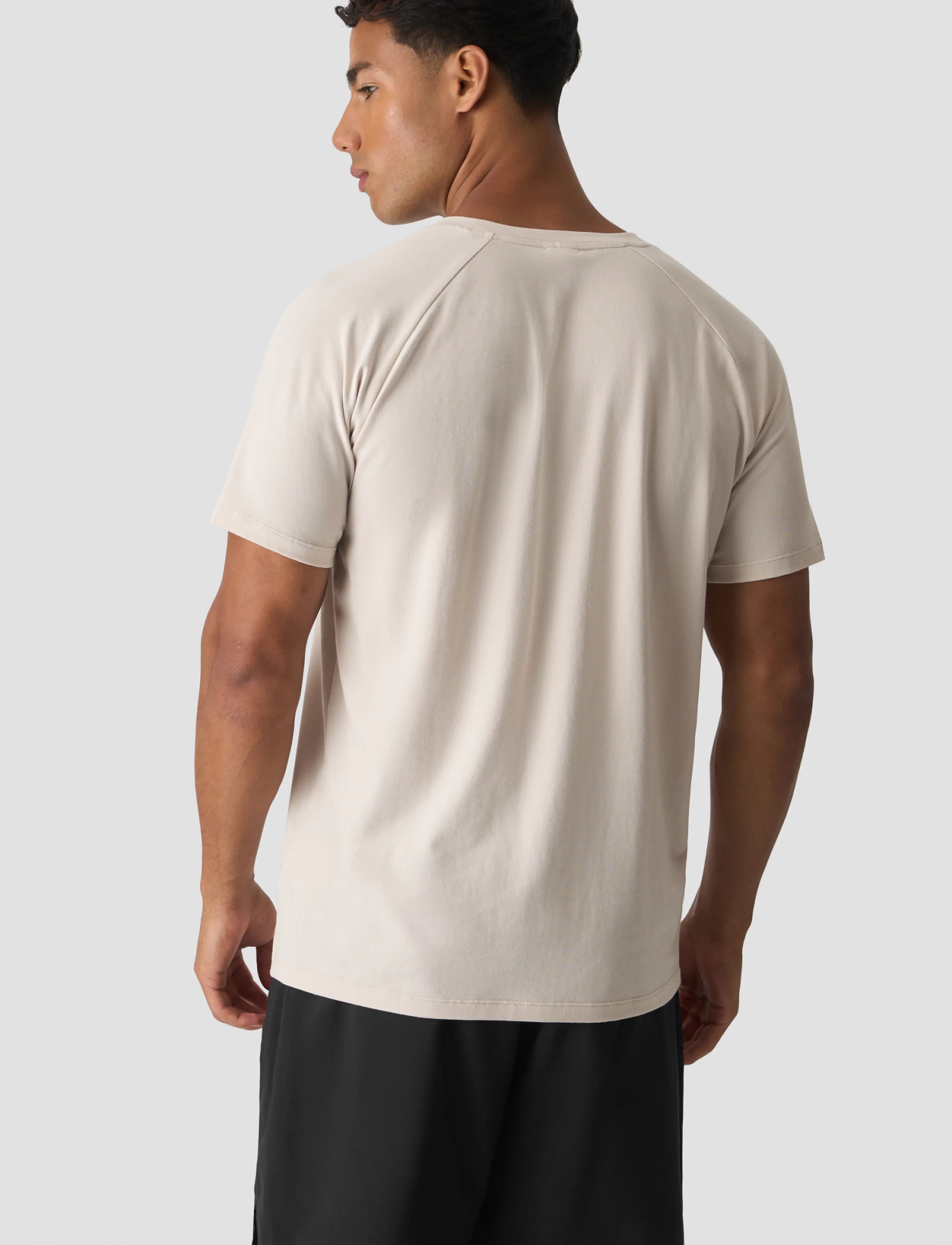 ICANIWILL - Workout Raglan Tee M - t-shirts - light beige - 3