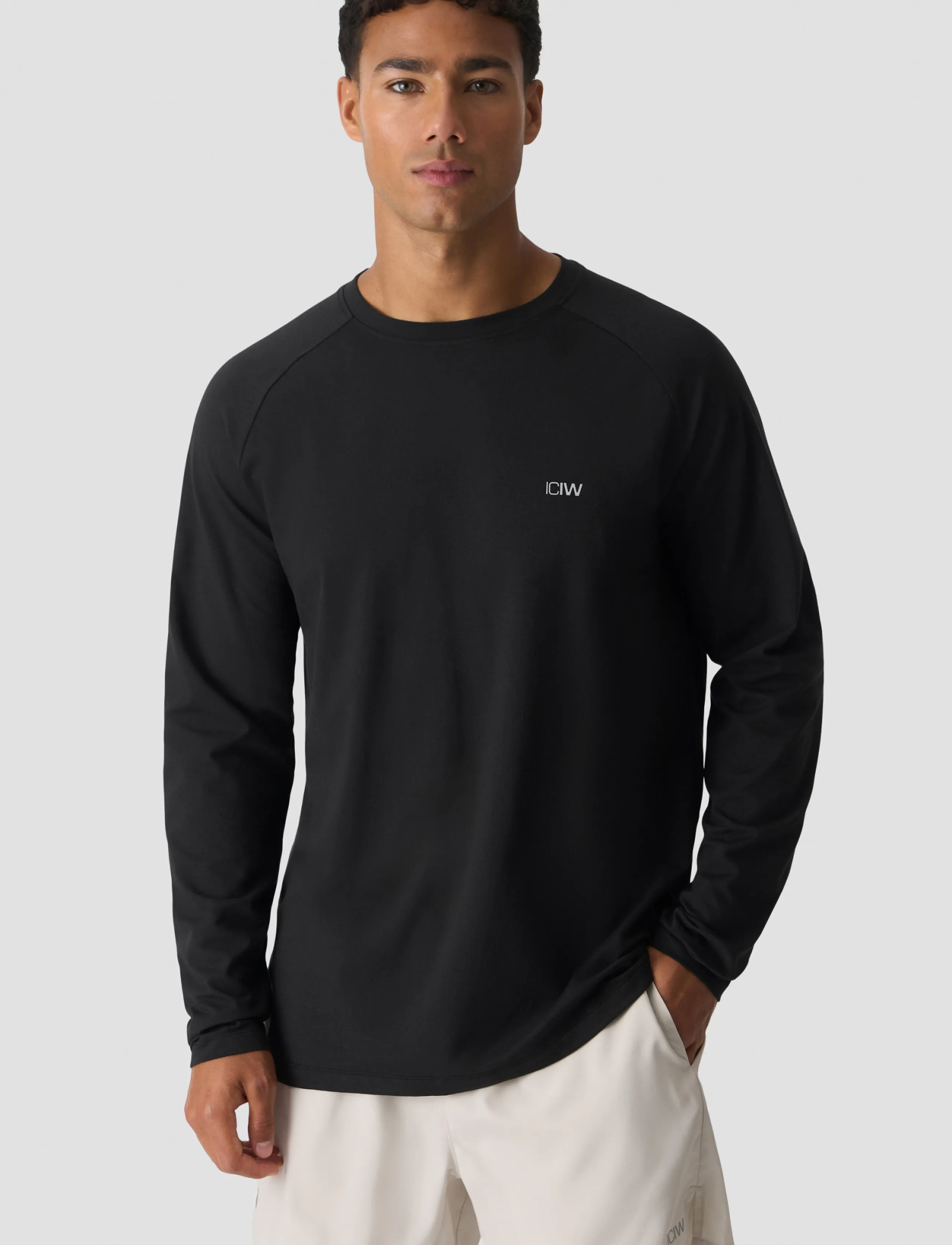 ICANIWILL - Workout Raglan Long Sleeve M - black - 0