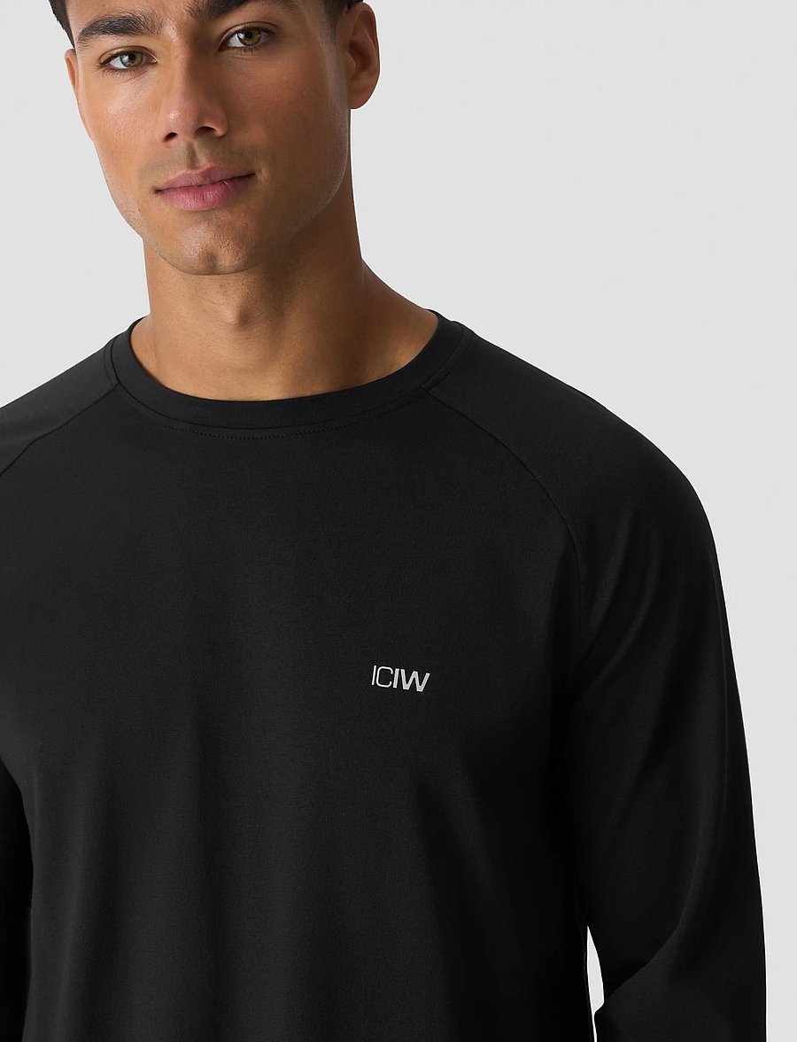 ICANIWILL - Workout Raglan Long Sleeve M - black - 4