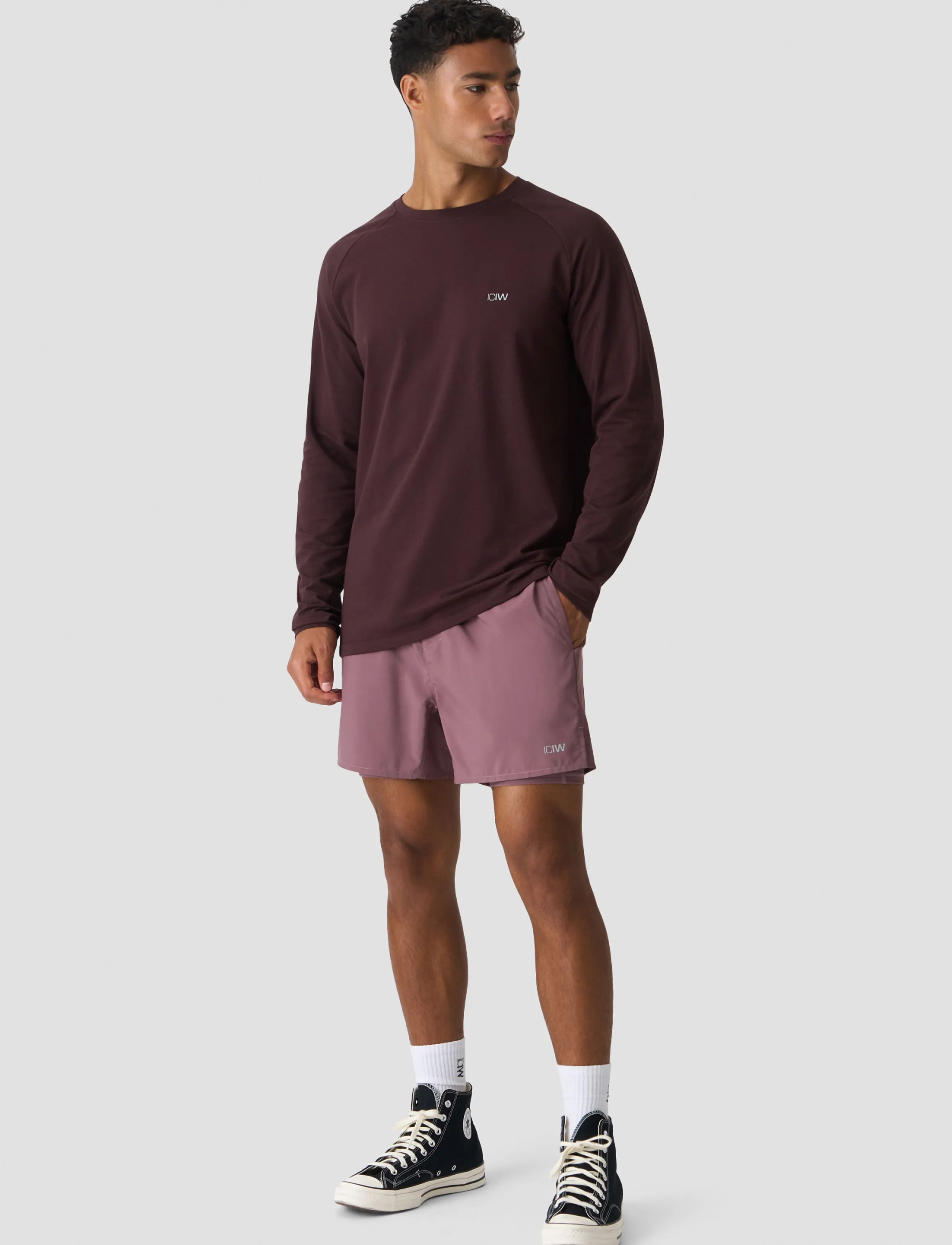 ICANIWILL Workout Raglan Long Sleeve t-shirts herr – bild 5
