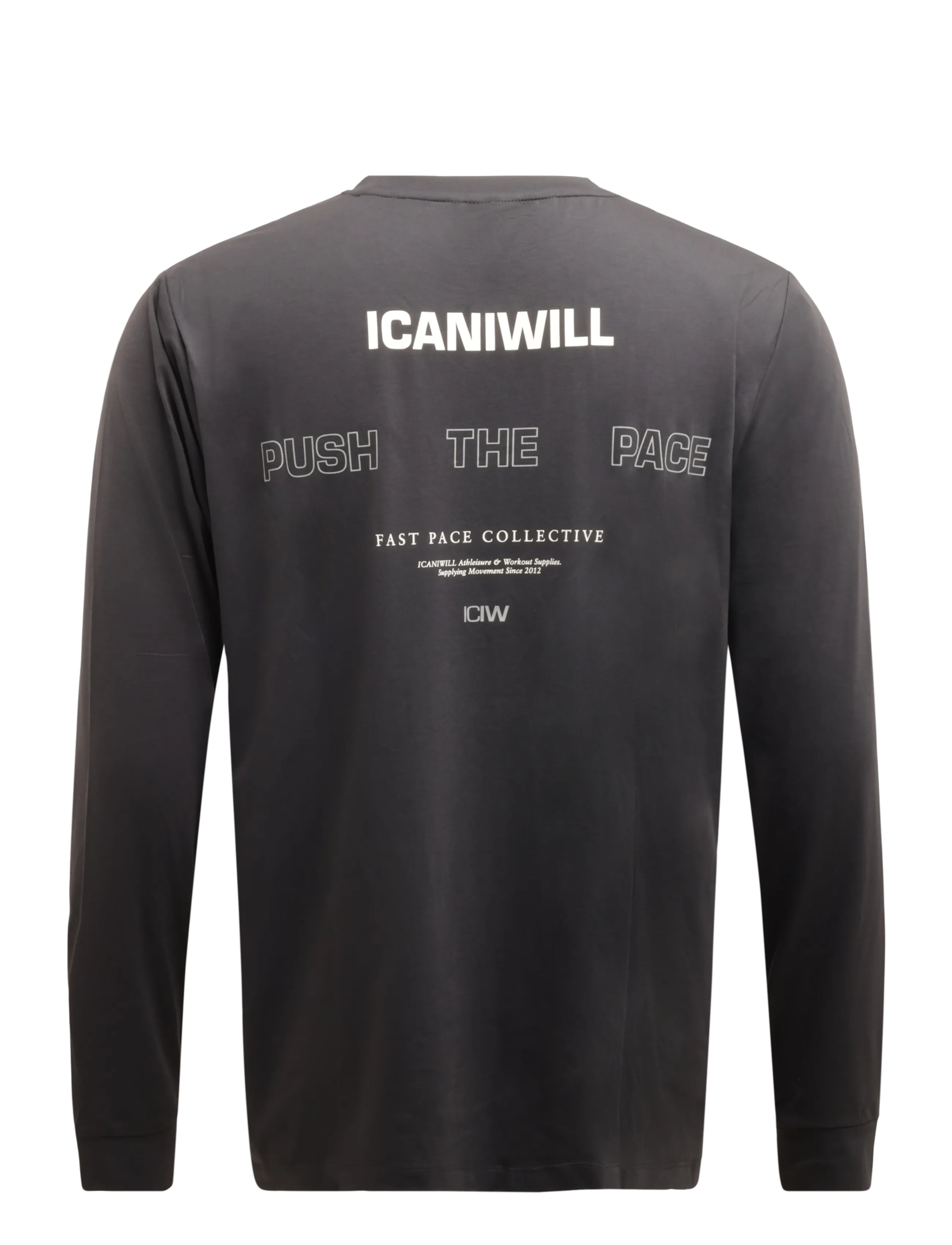 ICANIWILL - Mirage Dri-release Long Sleeve Print M - stormy grey - 2