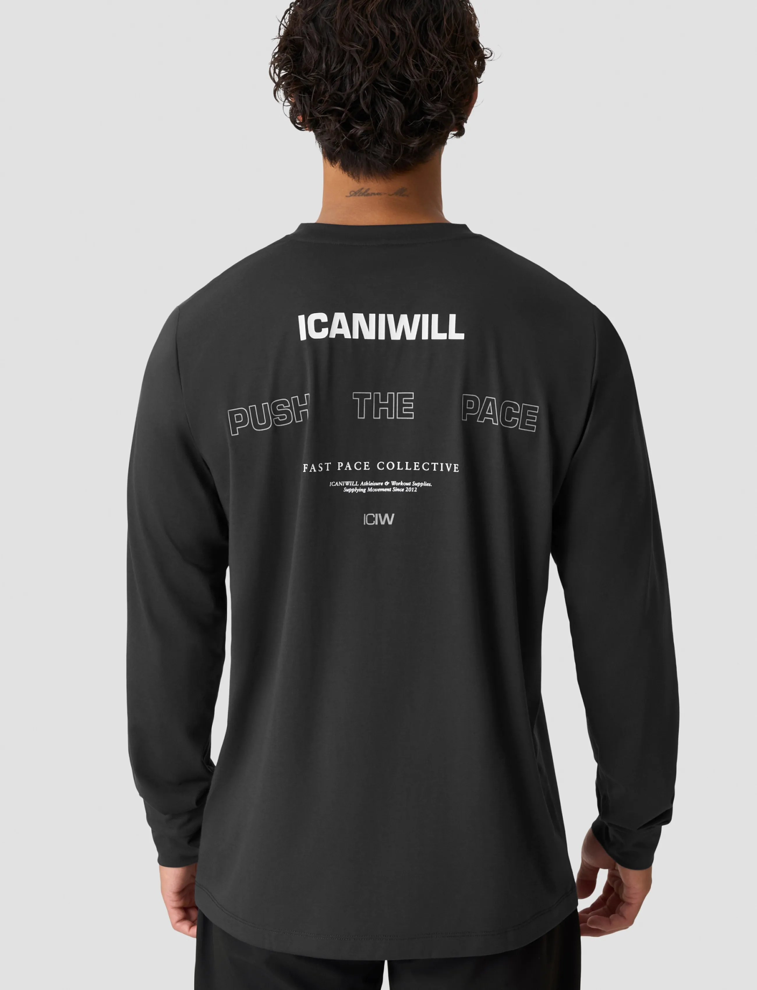 ICANIWILL - Mirage Dri-release Long Sleeve Print M - stormy grey - 3
