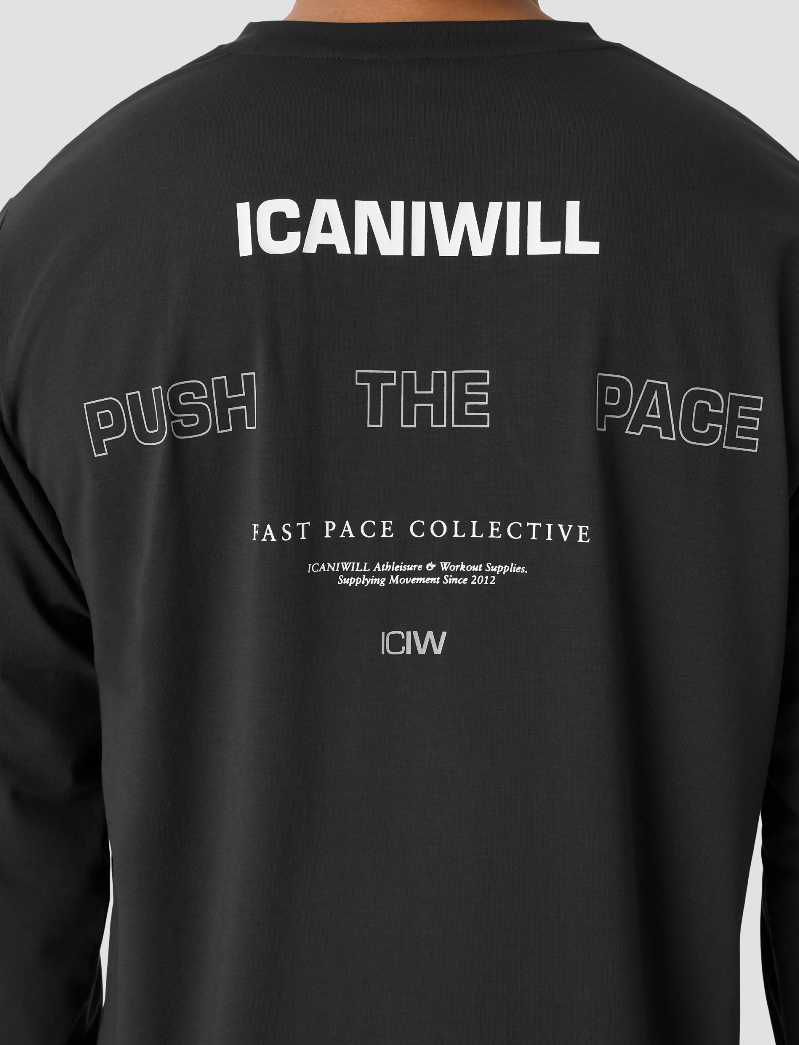 ICANIWILL - Mirage Dri-release Long Sleeve Print M - stormy grey - 4