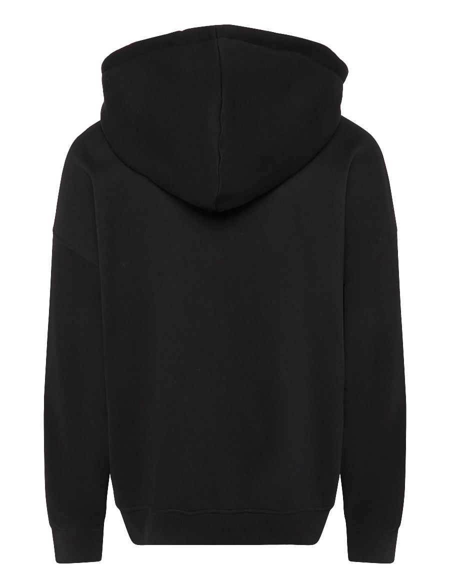 ICANIWILL - Everyday Relaxed Zip Hoodie Terry Print M - huvtröjor - black - 2