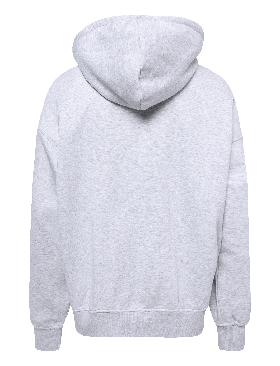 ICANIWILL - Everyday Relaxed Zip Hoodie Terry Print M - light grey melange - 2