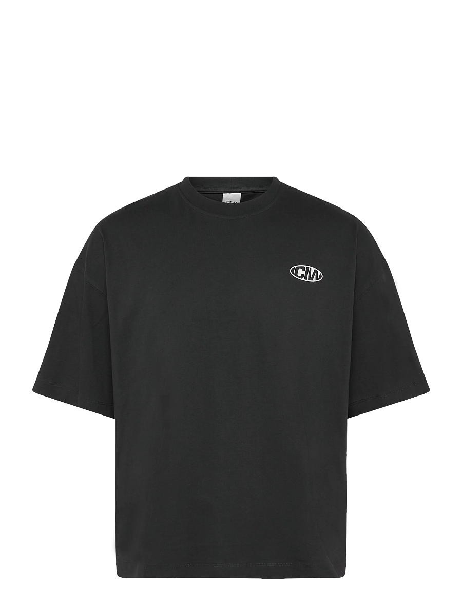 ICANIWILL - Everyday Boxy Tee Print M - alussärgid ja t-särgid - black - 1