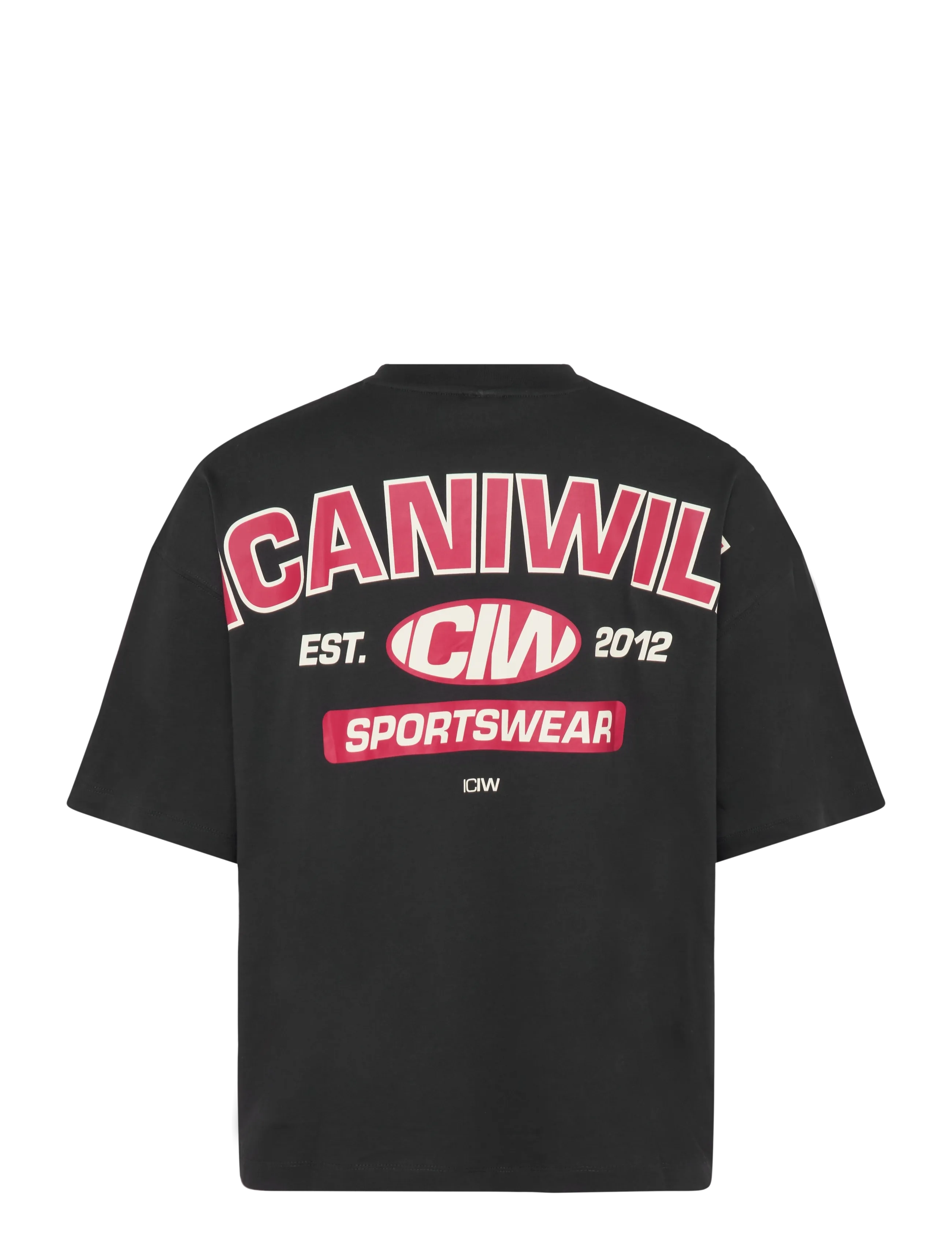 ICANIWILL - Everyday Boxy Tee Print M - die niedrigsten preise - black - 2