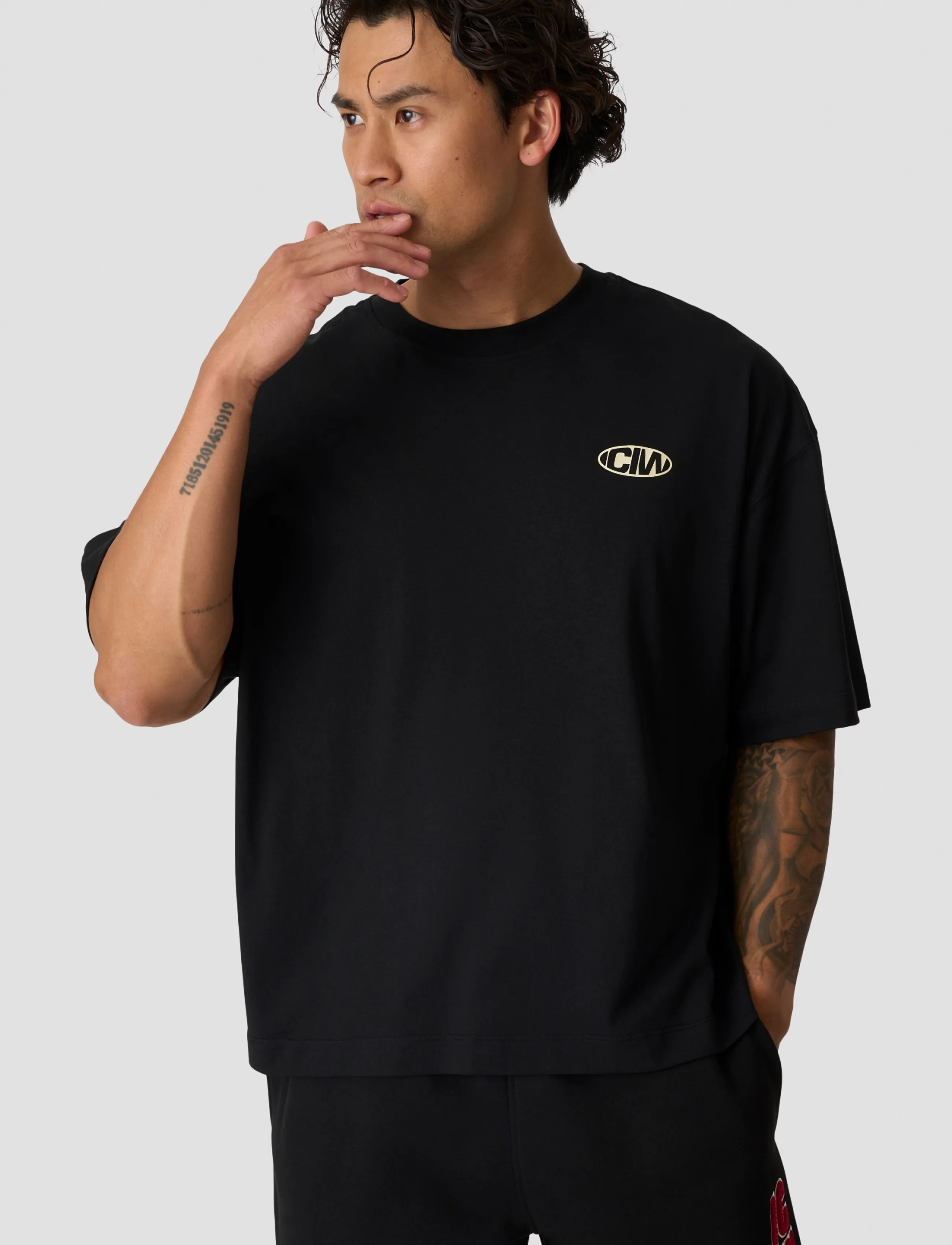 ICANIWILL - Everyday Boxy Tee Print M - die niedrigsten preise - black - 3